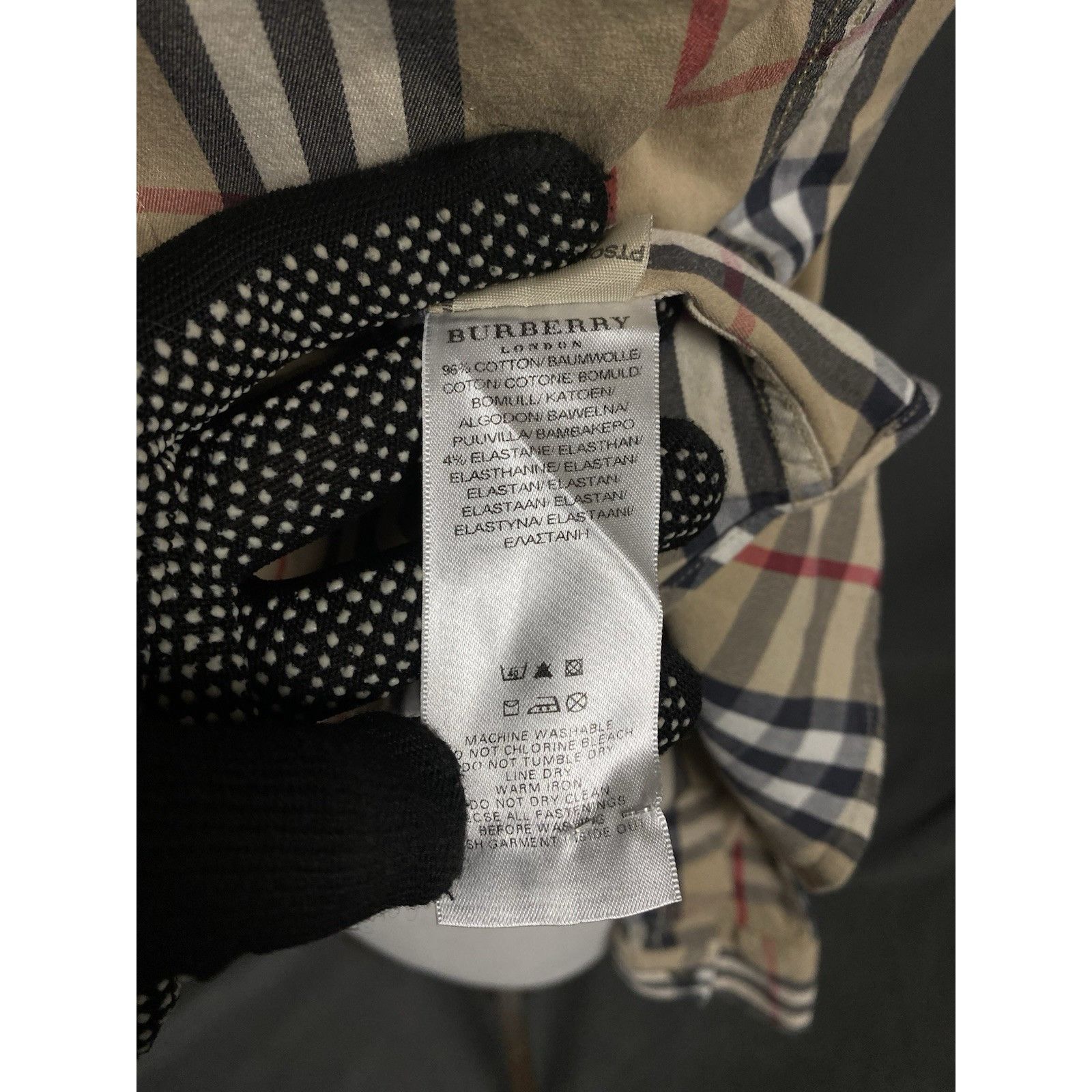 Burberry Burberry Nova Check Women's Beige Longsleeve Shirt Size S Size S / US 4 / IT 40 - 9 Thumbnail