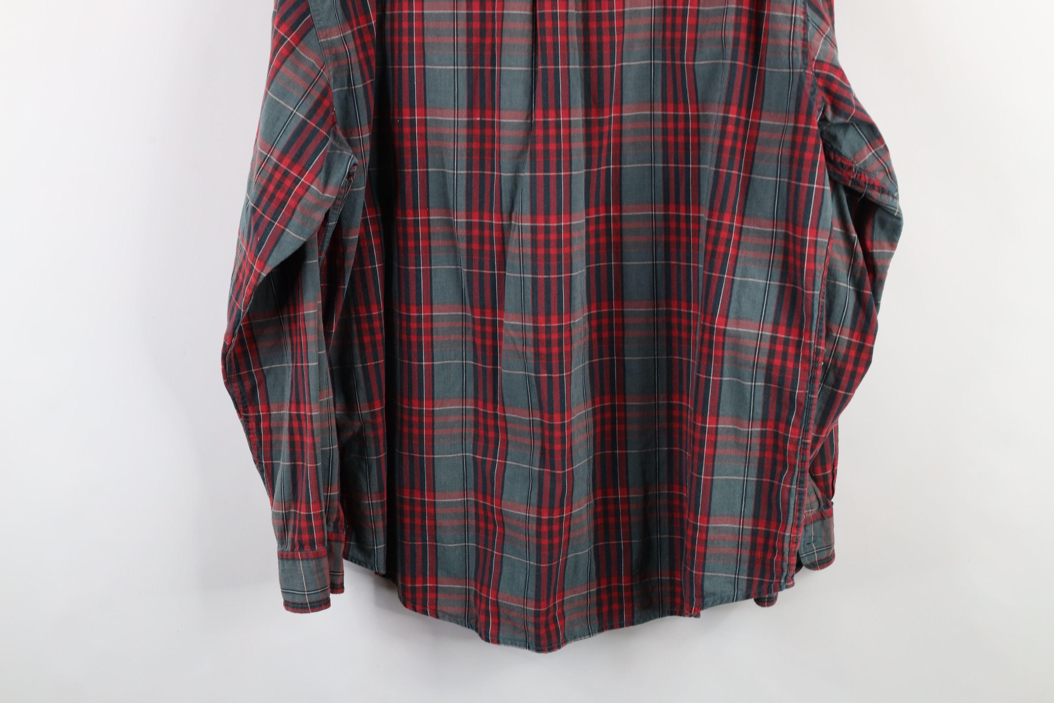 Cabelas × Vintage Vintage 90s Cabelas Pocket Collared Button Shirt Plaid Size US XL / EU 56 / 4 - 12 Thumbnail
