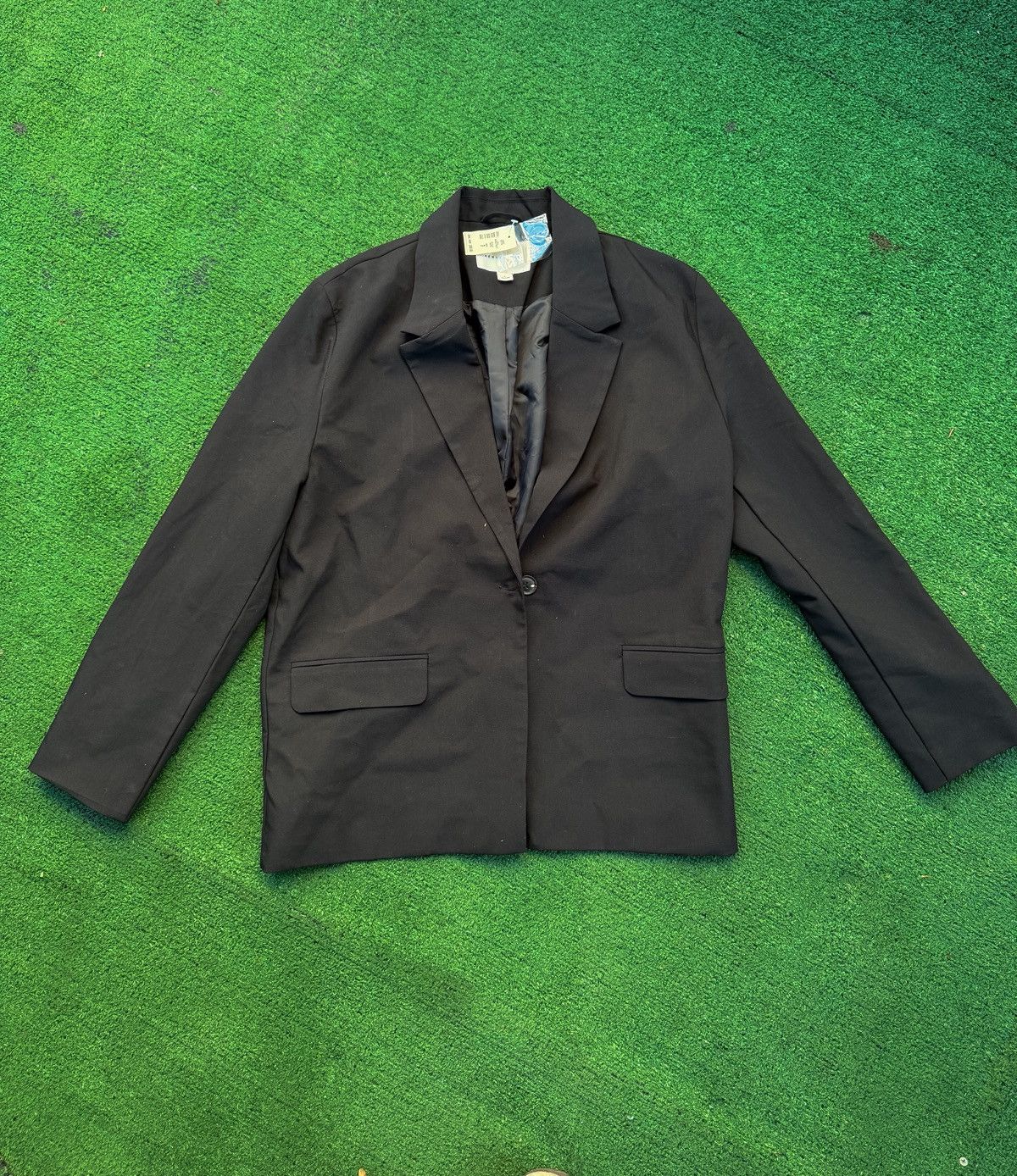 Aeropostale Aeropostale Blazer Black Men L Pockets Suit Jacket NEW Size 44L - 1 Thumbnail