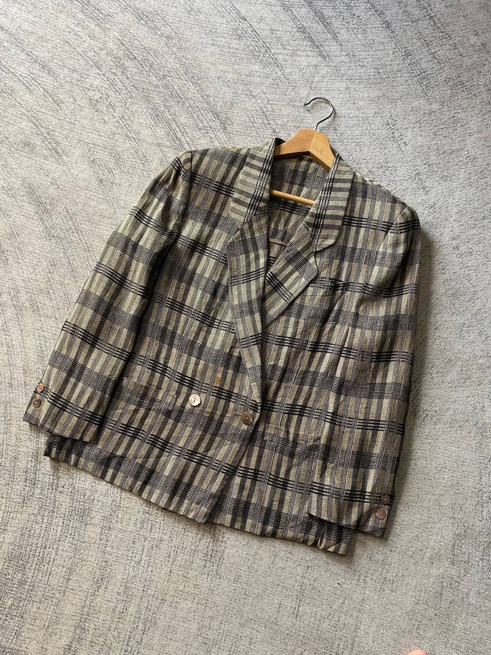 Burberry × Burberry Prorsum × Vintage Vintage Burberrys Glen Plaid Blazer Size M / US 6-8 / IT 42-44 - 2 Thumbnail