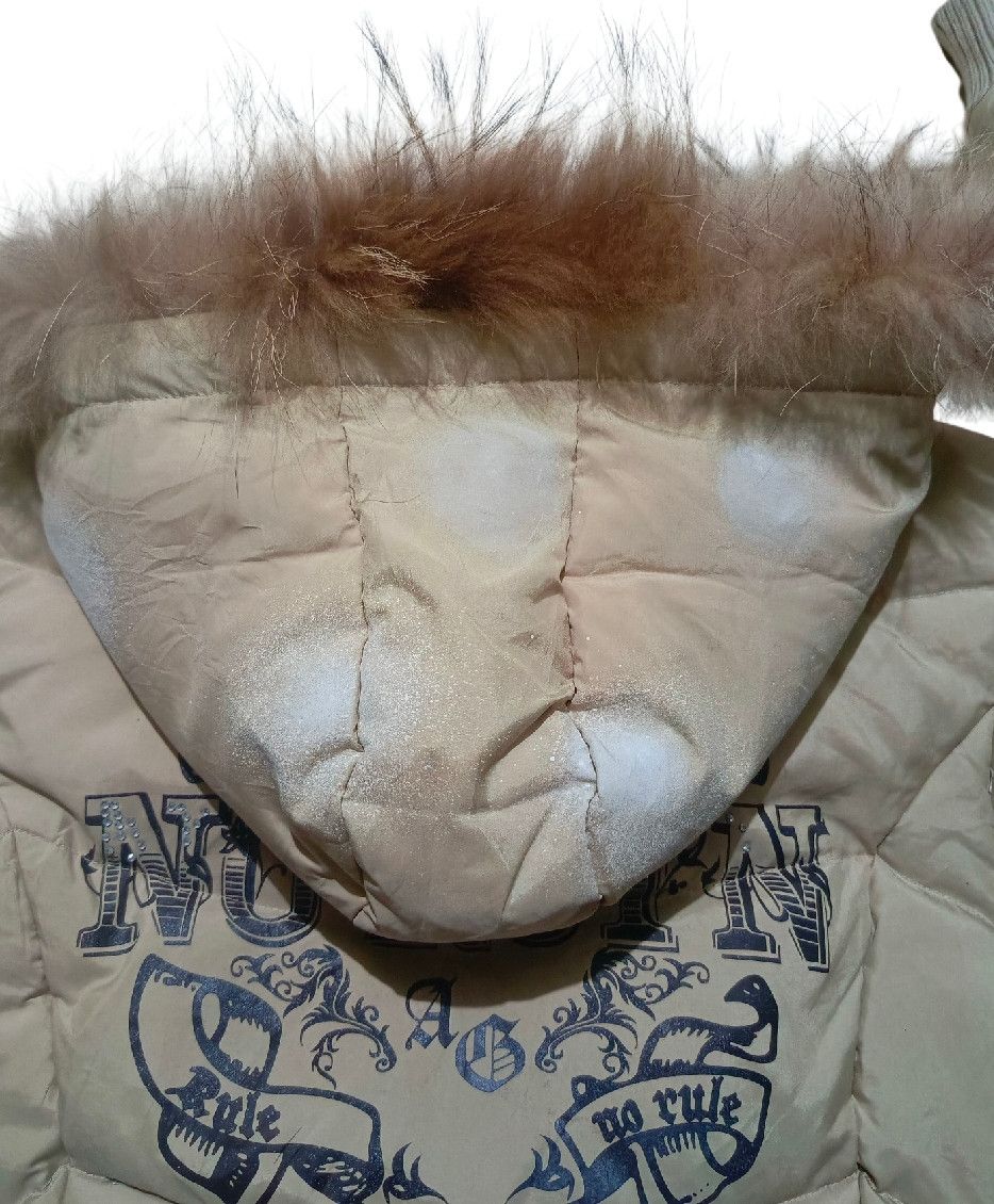 semanticdesign 2000's Cropped Down Distressed Jacket With Real Fur Size XS / US 0-2 / IT 36-38 - 9 Thumbnail