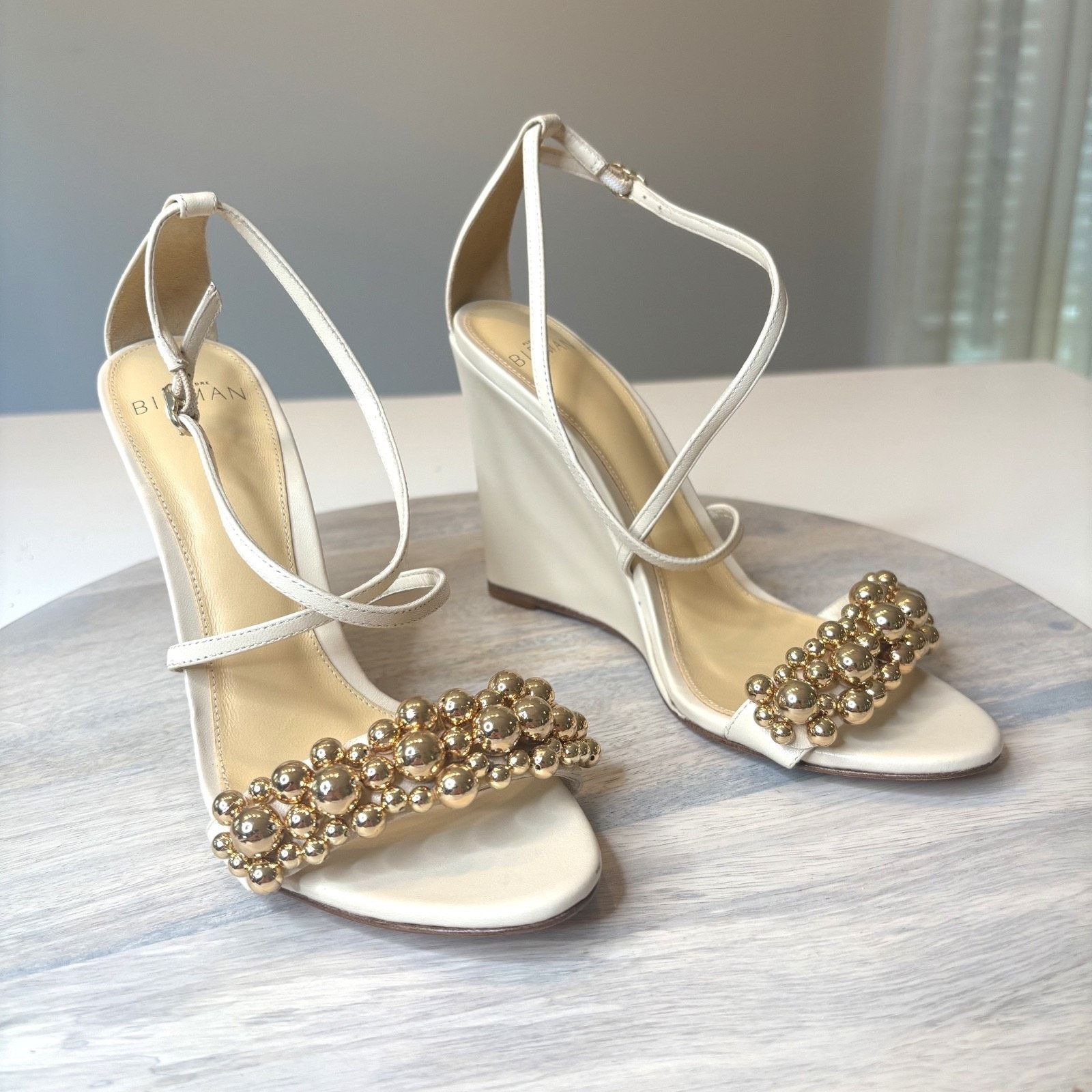 Alexandre Birman New Alexandre Birman Allie Wedge Sandals EU Sz 37.5 US Sz 7 Size US 7 / IT 37 - 1 Thumbnail