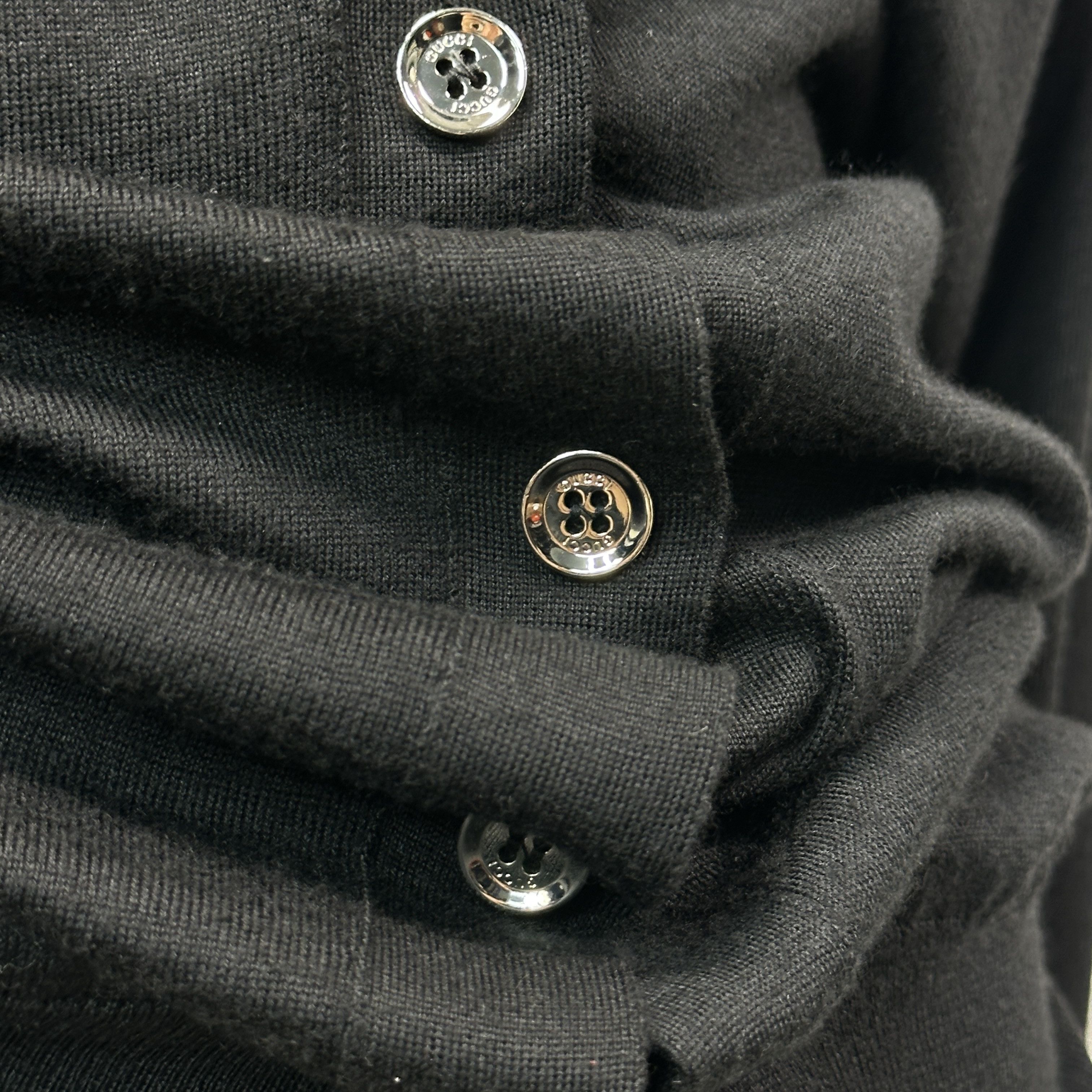 Gucci Vintage Old Money Silk Cashmere Gucci Cardigan Y2K Size M / US 6-8 / IT 42-44 - 7 Thumbnail