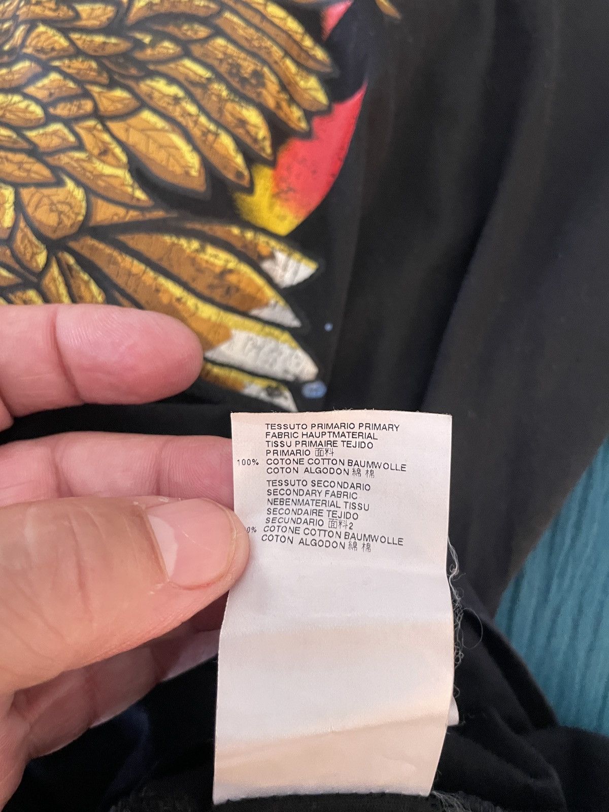 Dsquared2 DSQ2 Tuff Summer Eagle on Fire tee Size US L / EU 52-54 / 3 - 4 Thumbnail