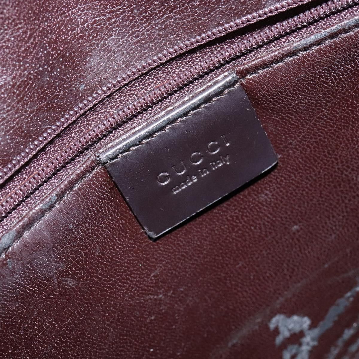 Gucci GUCCI Shoulder Bag Patent Leather Dark Brown 002 002 Size ONE SIZE - 16 Thumbnail