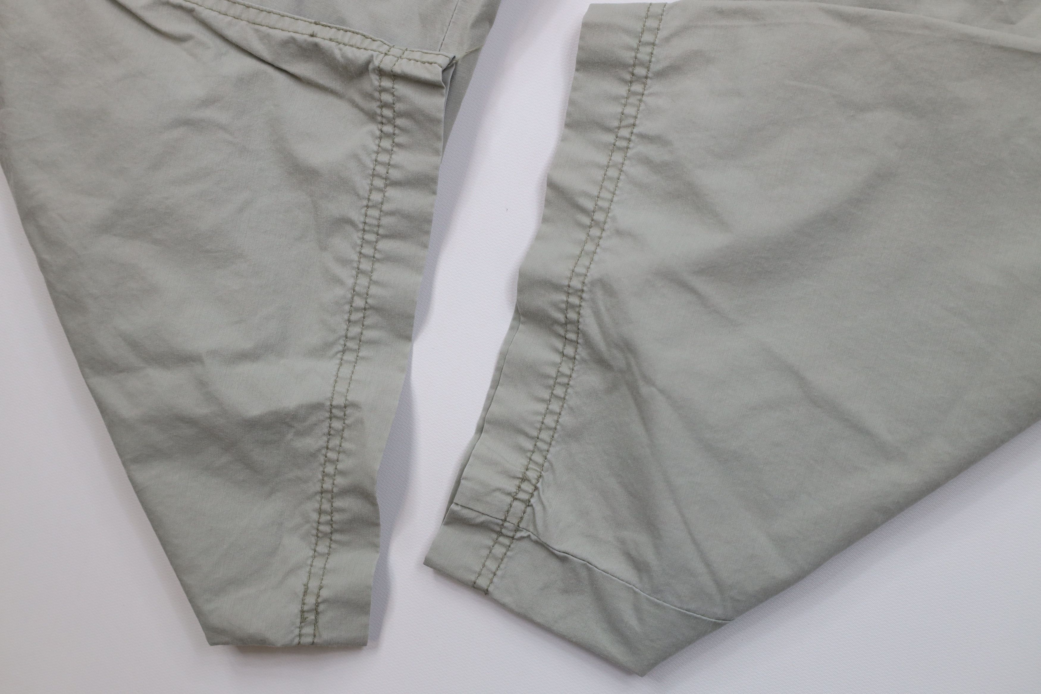 Vintage Vintage 90s Y2K Streetwear Convertible Cargo Pants Green Size US 30 / EU 46 - 6 Thumbnail