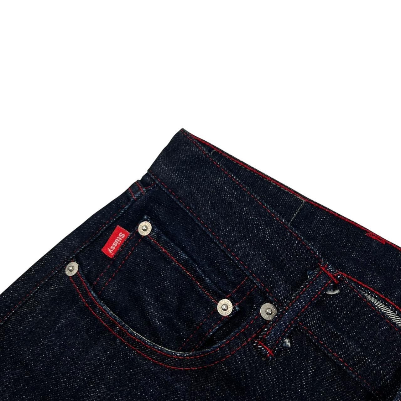 Stussy Vintage 2000s Stussy x Futura Laboratories Jeans - Waist 33 Size US 33 - 5 Thumbnail