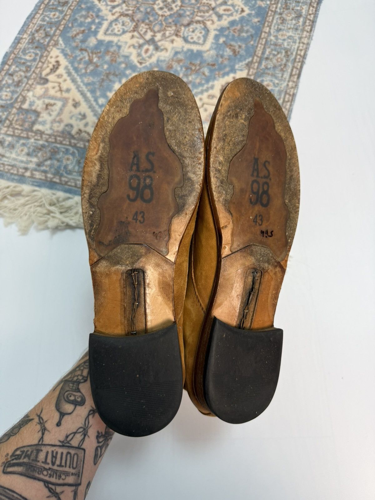 A.S.98 Rare A.S.98 Airstep Suede Avant Garde Leather Boots Size US 10 / EU 43 - 7 Thumbnail