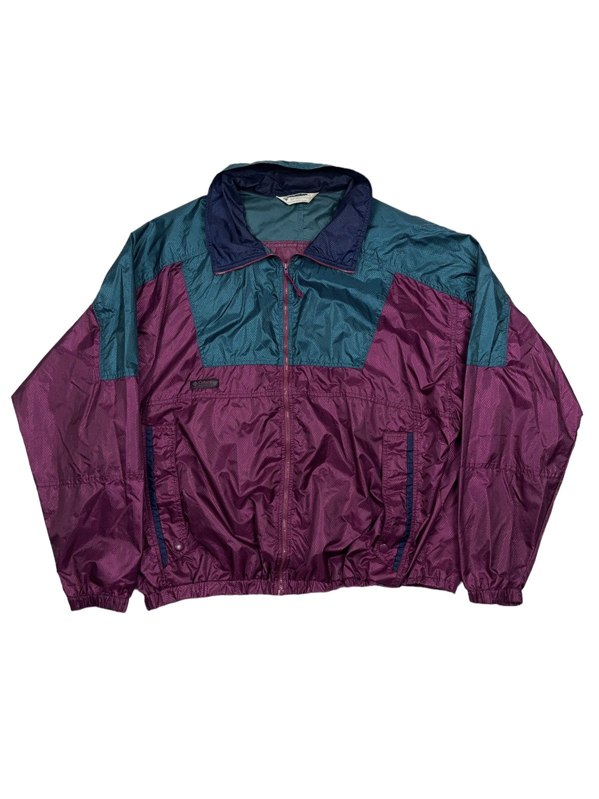 Columbia × Vintage Vintage 90s Columbia Windbreaker Jacket Size US XL / EU 56 / 4 - 1 Thumbnail