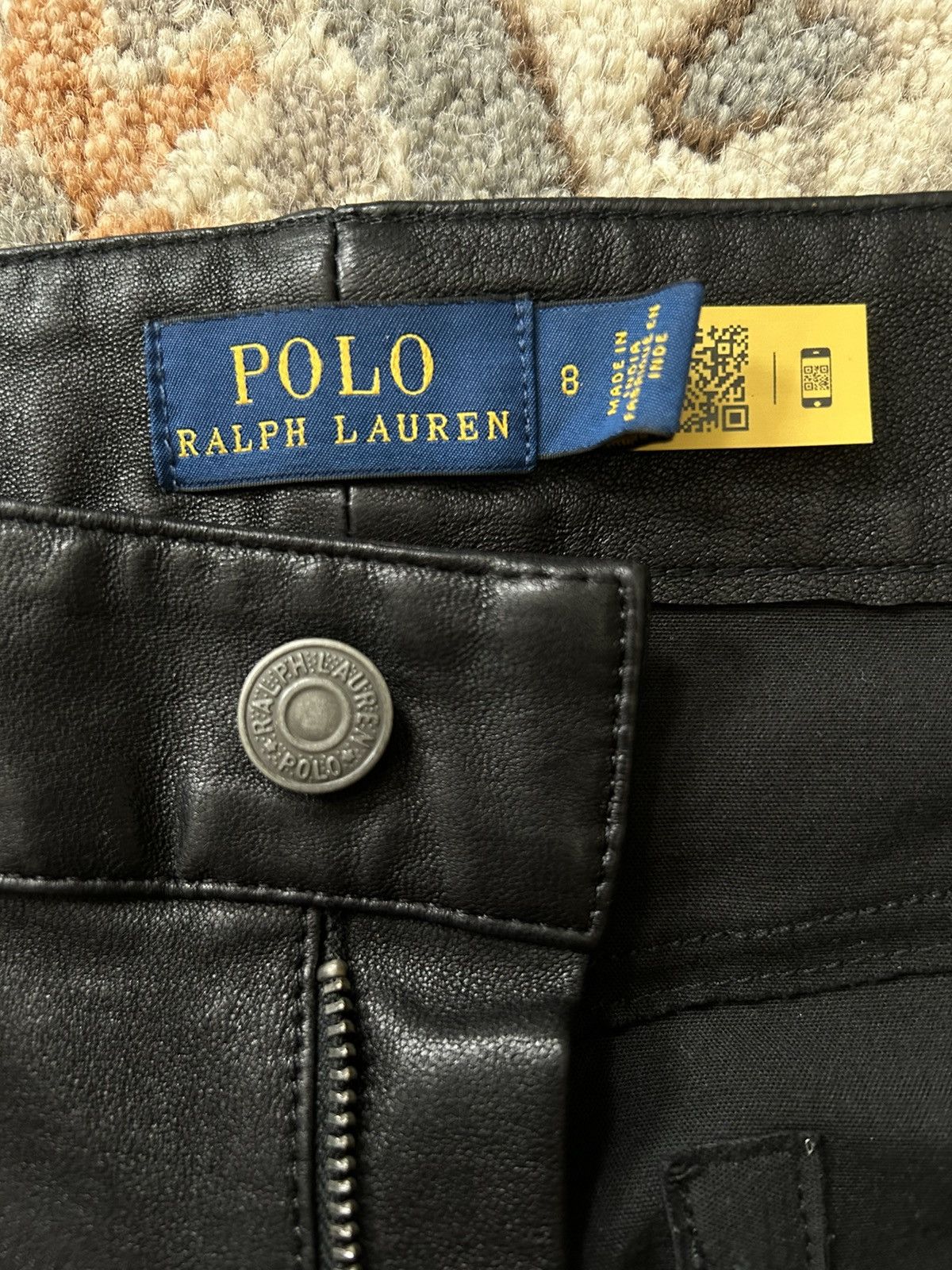 Polo Ralph Lauren Lambskin 5-Pocket Super Slim Pant Size 30" / US 8 / IT 44 - 8 Thumbnail