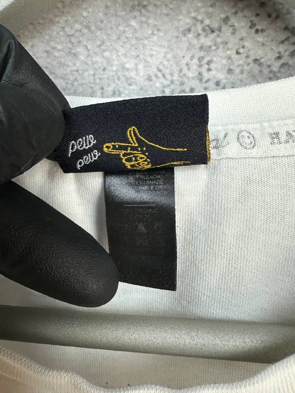 Percival Percival Pelle Pelle T-Shirt "Food" Embroidered White SS Size US M / EU 48-50 / 2 - 12 Thumbnail
