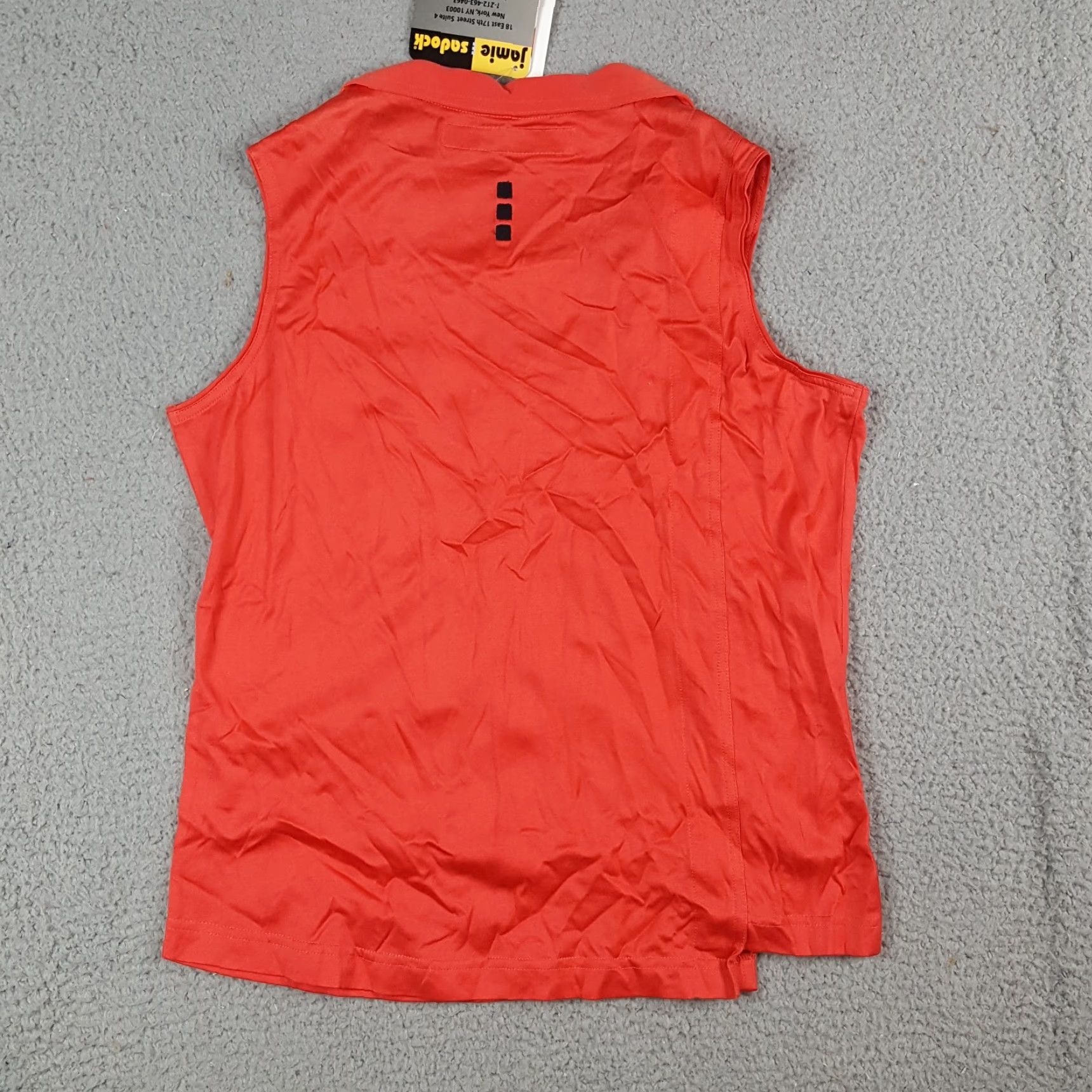 Pinko VINTAGE Pink Preppy Sleeveless Women's XS Jamie Sadock Tank Top T Shirt Golf Retro 90s Sports Outdoor Casual All Seasons Womens Size XS / US 0-2 / IT 36-38 - 5 Thumbnail