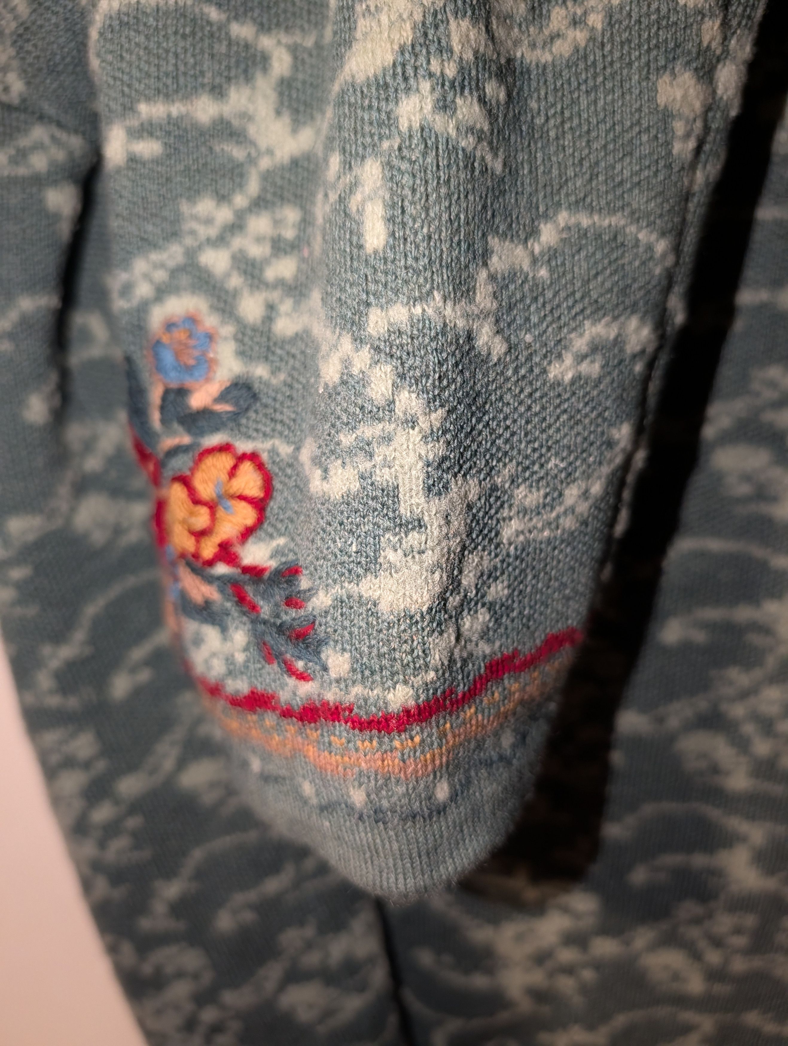 Pendleton Vintage Pendleton Wool Zip Up Cardigan Sweater Floral Size L / US 10 / IT 46 - 12 Thumbnail