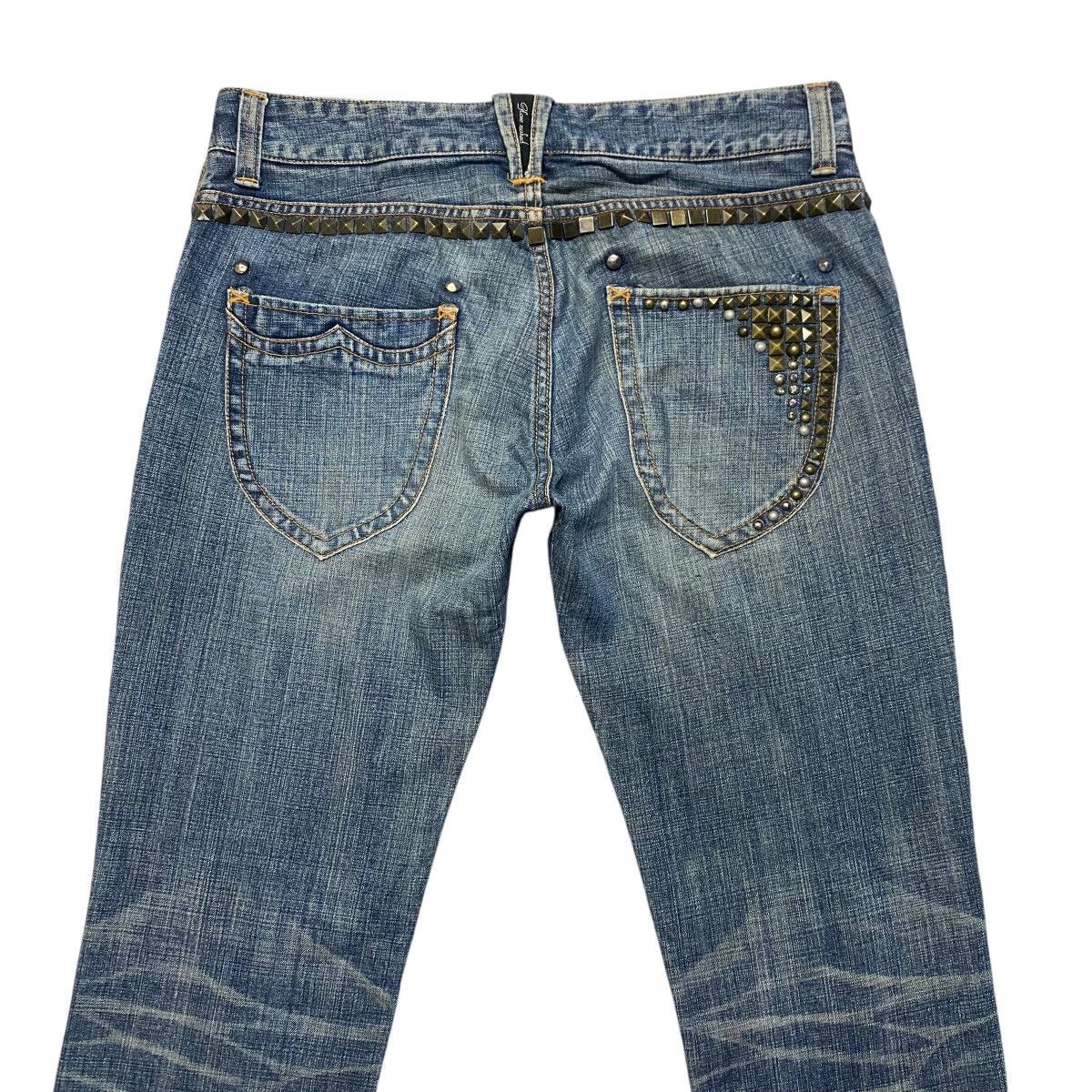 Vintage GLOW NAKED Studded Embellish Denim Skinny Jeans Size US 30 / EU 46 - 11 Thumbnail