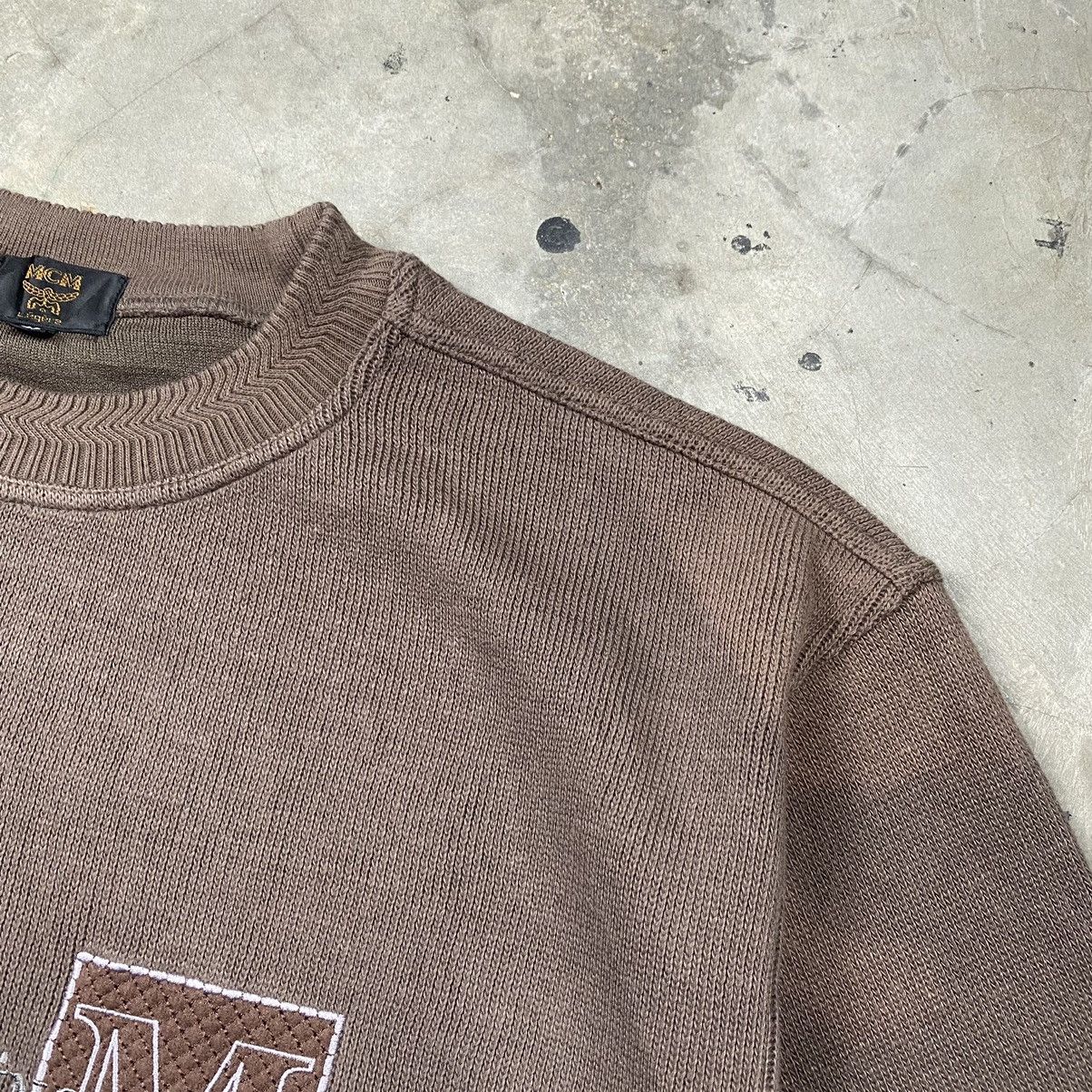 Designer × MCM 90s MCM Travis Brown Knit Crewneck Size US XXL / EU 58 / 5 - 4 Thumbnail