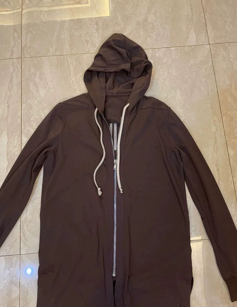 Rick Owens Rick Owens Mid-length Zongzi zippered hoodie 2504-Nextarrow Size US M / EU 48-50 / 2 - 1 Thumbnail