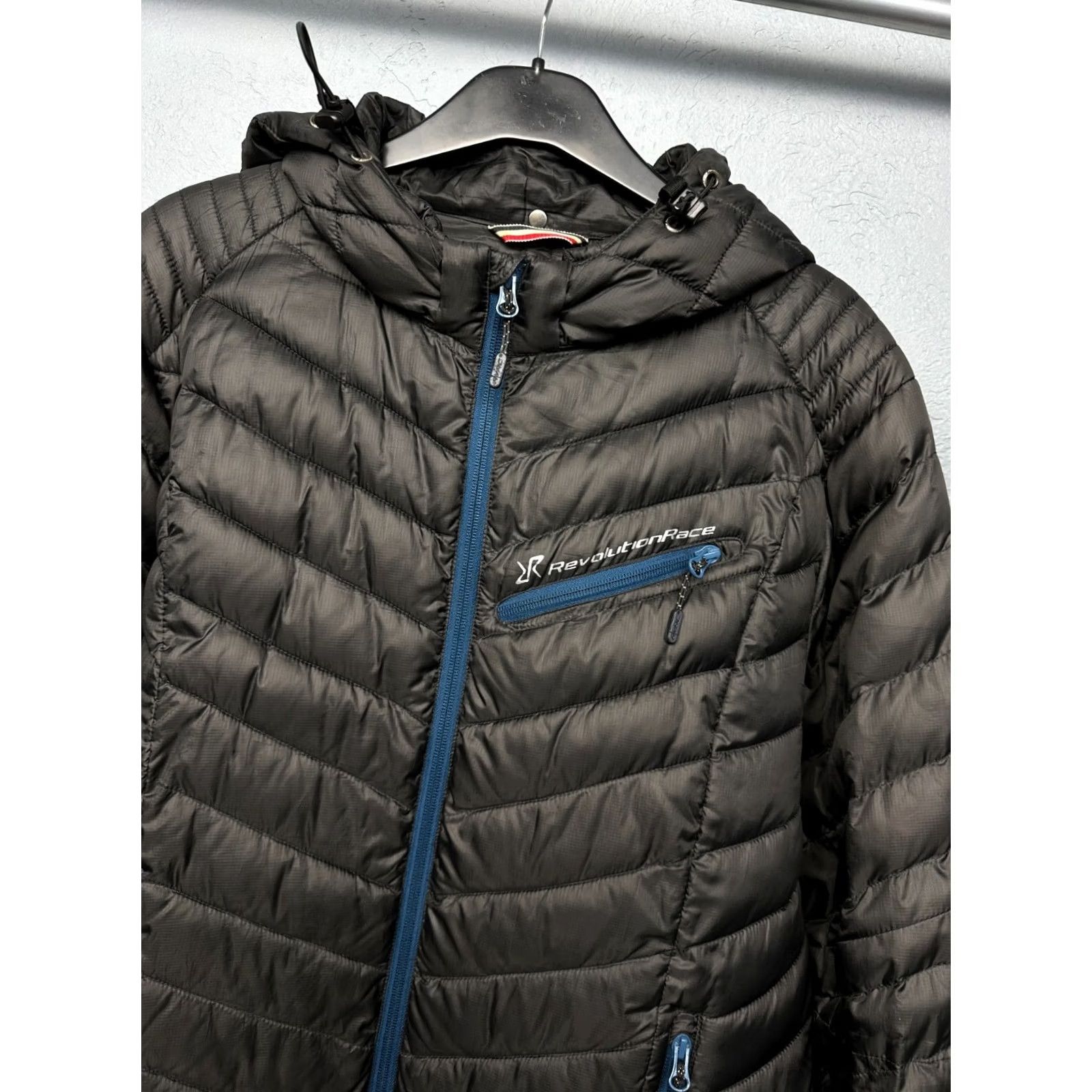 Vintage Revolution Race RVRC Mens Quilted Puffer Jacket L Black Jacket Mens Size US L / EU 52-54 / 3 - 2 Thumbnail