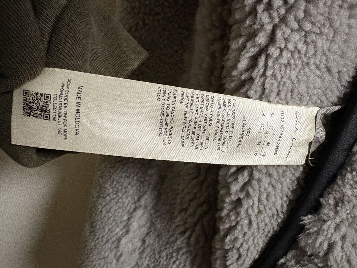 Rick Owens rick owens shearling bomber flight leather jacket Size US L / EU 52-54 / 3 - 11 Thumbnail