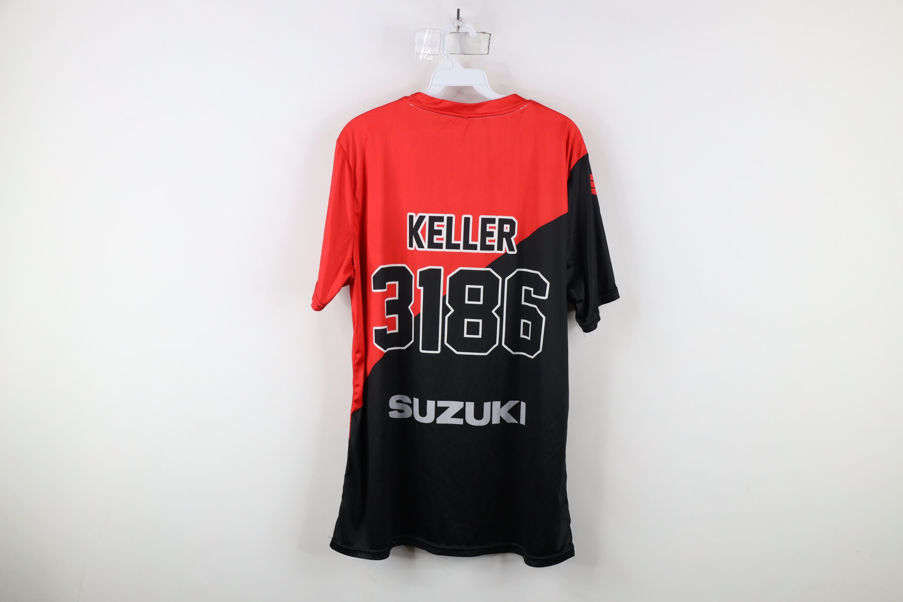 Vintage Vintage Suzuki Racing Spell All Over Print Jersey T-Shirt Size US L / EU 52-54 / 3 - 11 Thumbnail