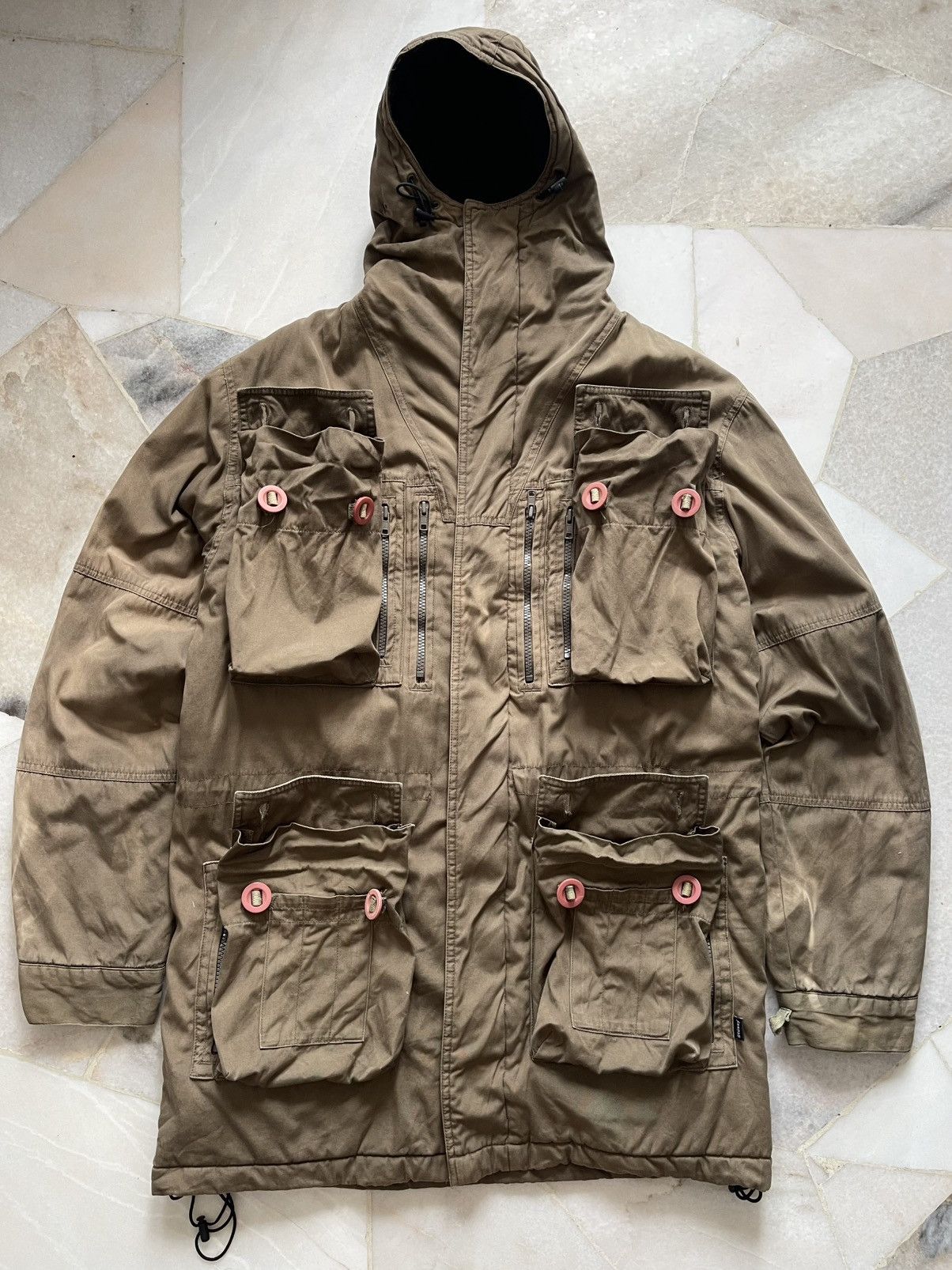 Stussy 2000s Old Stussy Multipocket Army Style Jacket #98 Size US L / EU 52-54 / 3 - 4 Thumbnail