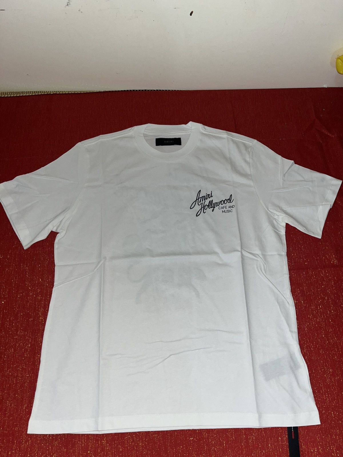 Amiri Amiri Crystal Hollywood Tee Sz L Size US L / EU 52-54 / 3 - 1 Thumbnail