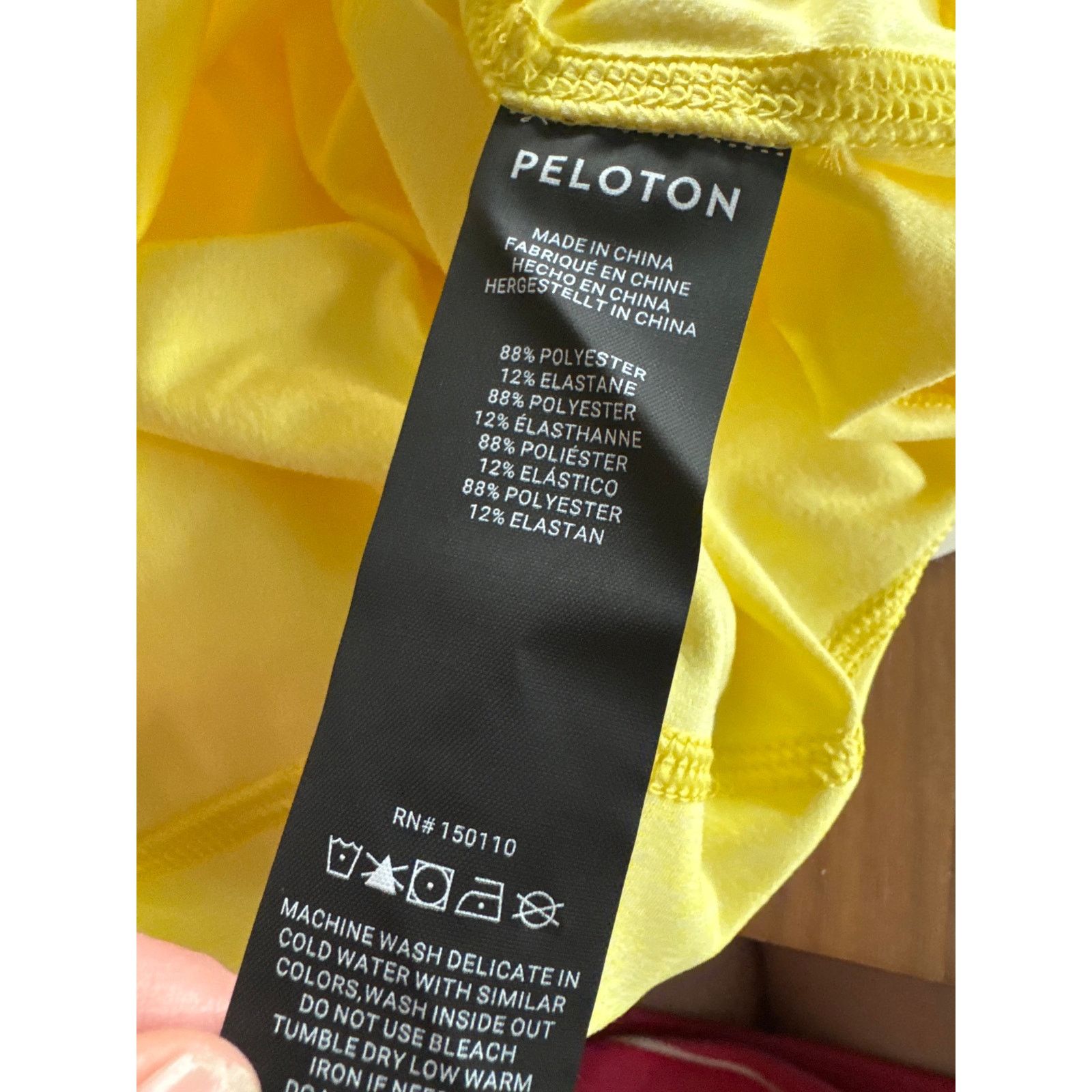 Peloton PELOTON Dreamblend Rolls Sleeve Boxy Cropped Tee 177 LEMON Size S / US 4 / IT 40 - 4 Thumbnail