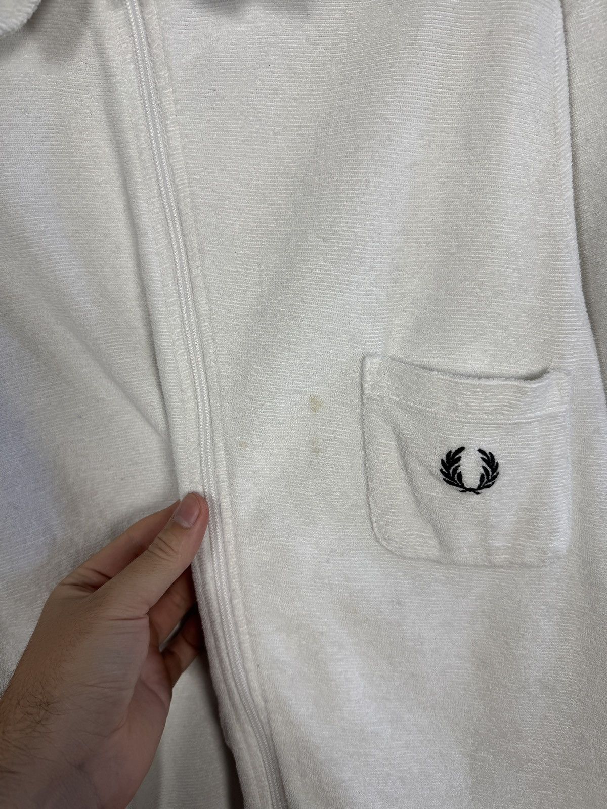 Fred Perry Fred Perry Reissues Zip Jacket Terry Cloth Retro Mod Size L Size US L / EU 52-54 / 3 - 16 Thumbnail