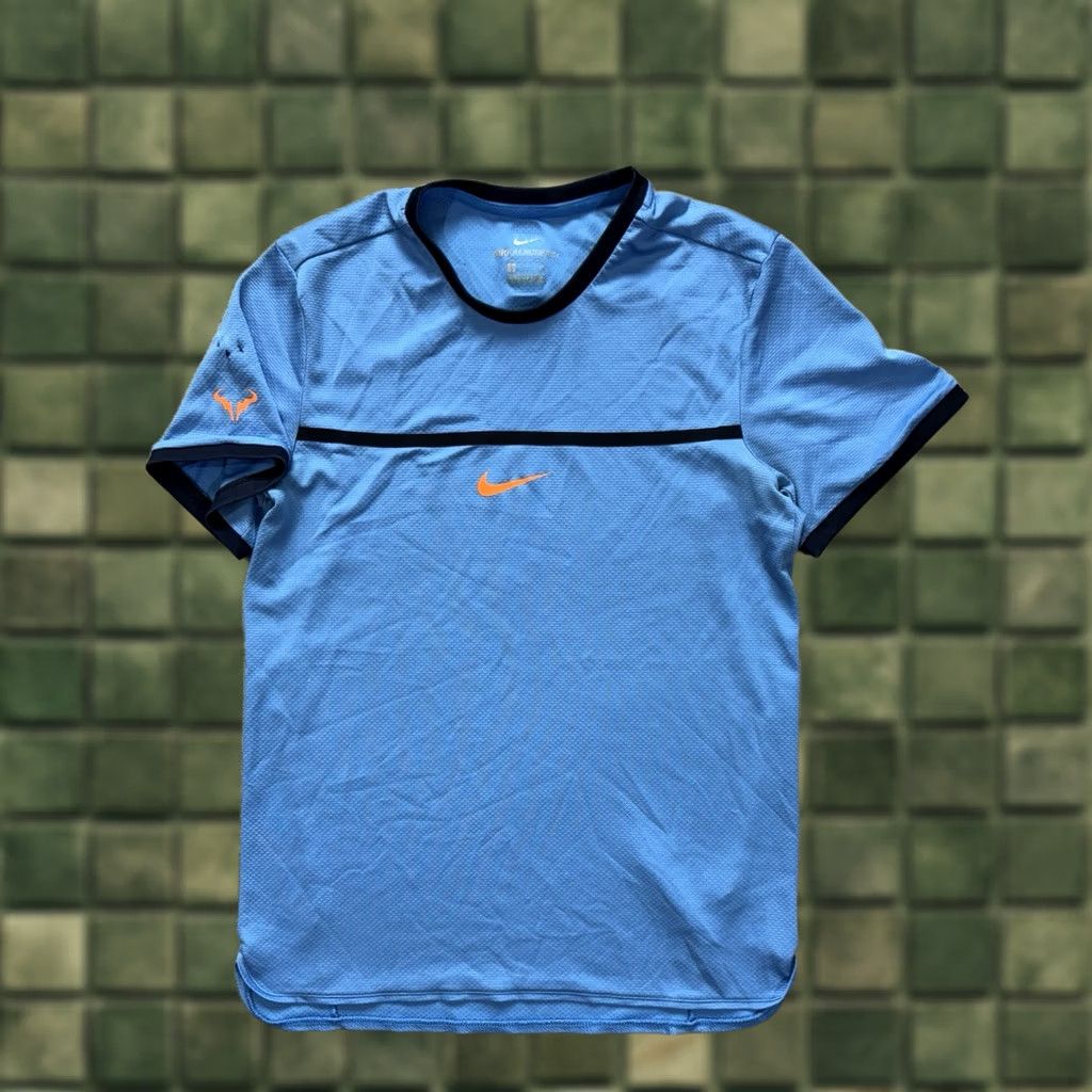 Nike Nike Rafa Nadal 2016 US Open Shirt T-Shirt Short Sleeve Blue S Men Paul Aeroreact Size US S / EU 44-46 / 1 - 1 Thumbnail