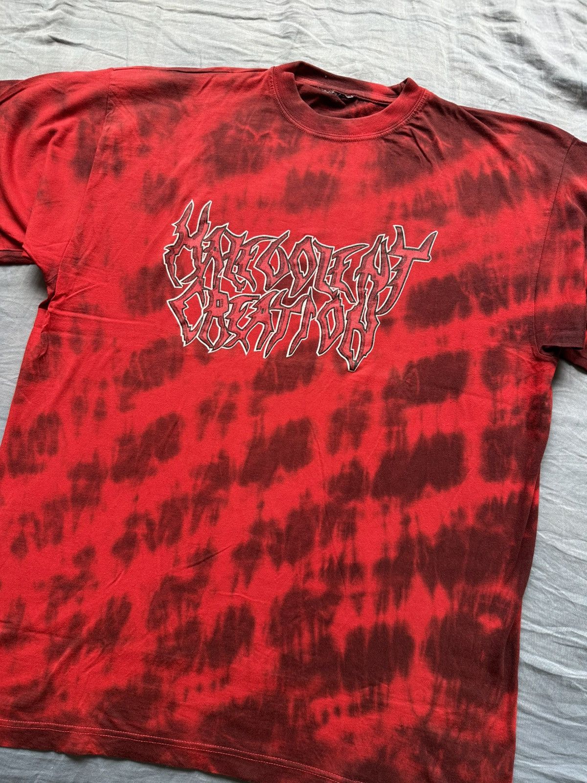 Band Tees Malevolent Creation vintage 2000-s tie-dye T-shirt Size US L / EU 52-54 / 3 - 2 Thumbnail