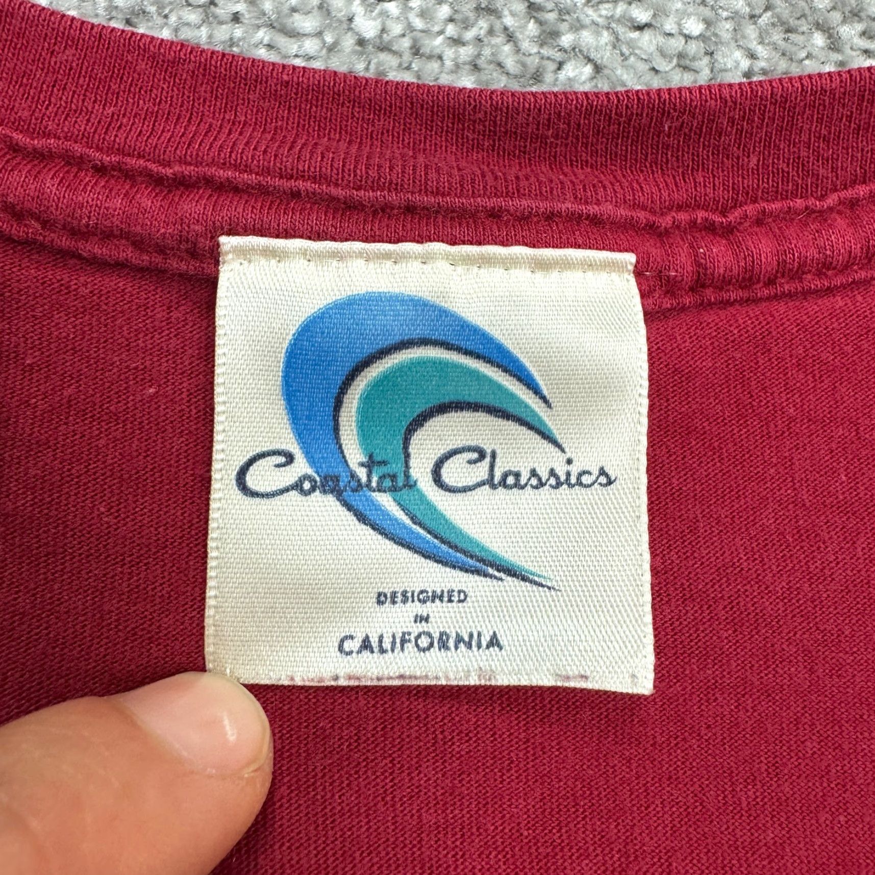 Vintage VINTAGE Coastal Classics Shirt Mens 2XL Red Graphic 90s Streetwear Coastal Classic Board Shops Skater Size US XXL / EU 58 / 5 - 4 Thumbnail