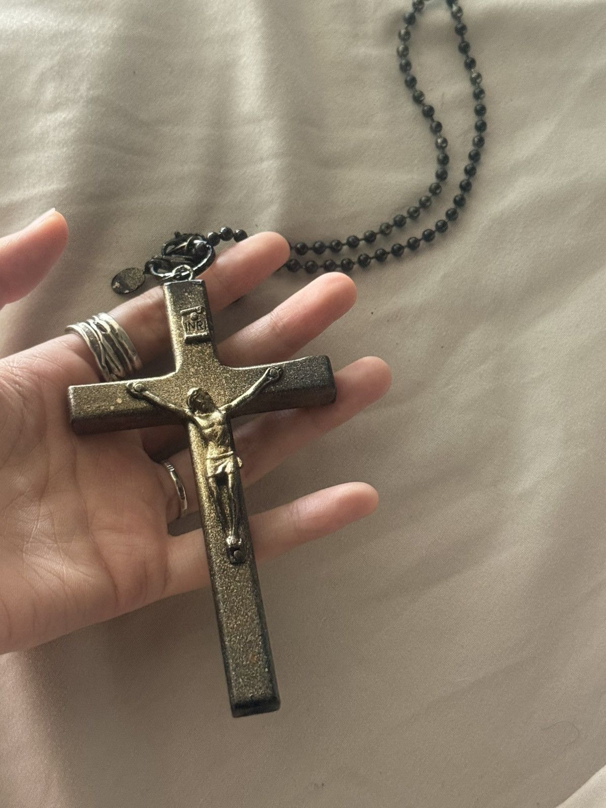 Jean Paul Gaultier Jean Paul Gaultier Crucifix Necklace Size ONE SIZE - 7 Thumbnail