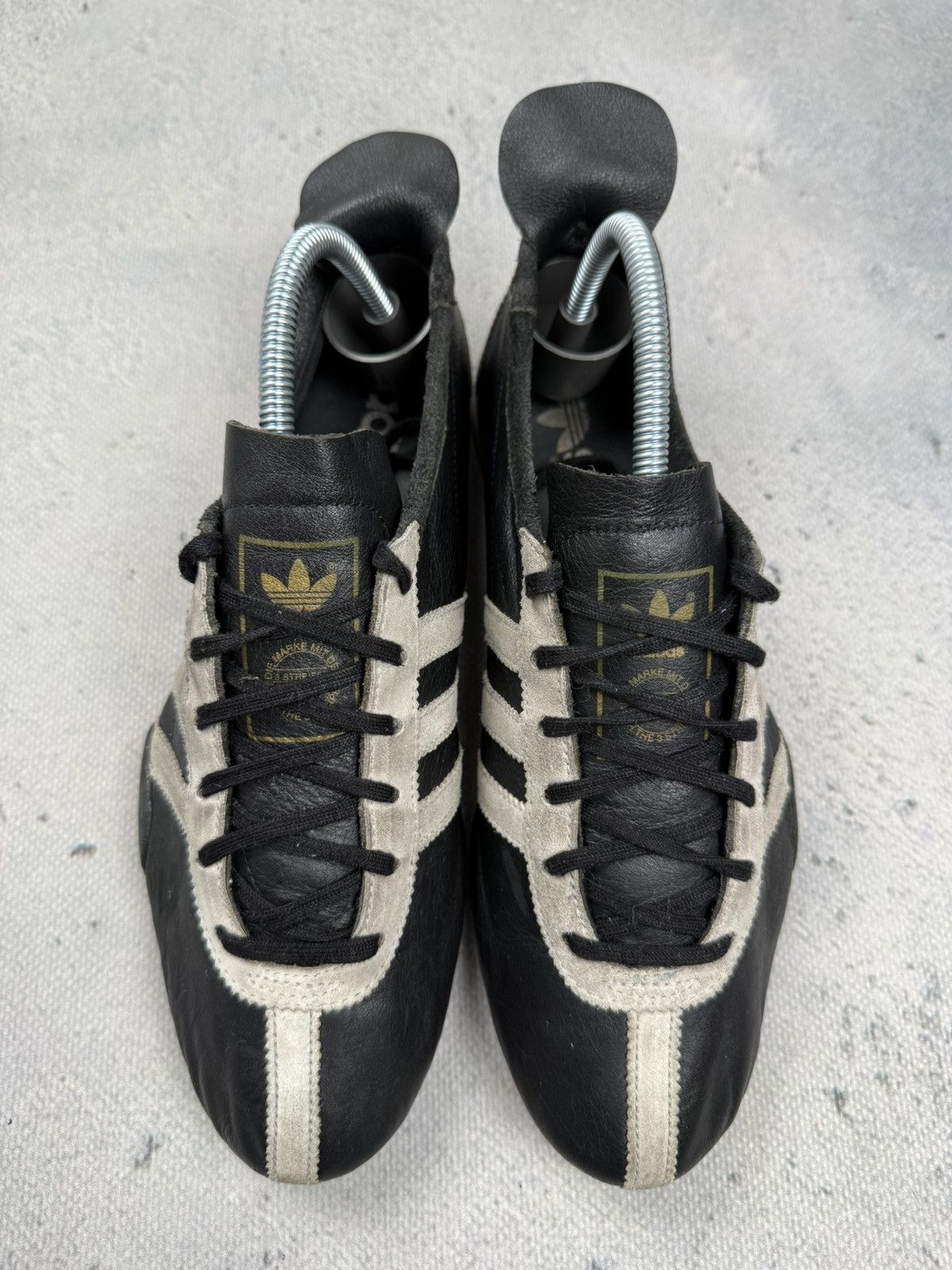 Adidas Adidas Melbourne Up There City Series Black Leather Sneakers Size US 6.5 / IT 36.5 - 4 Thumbnail