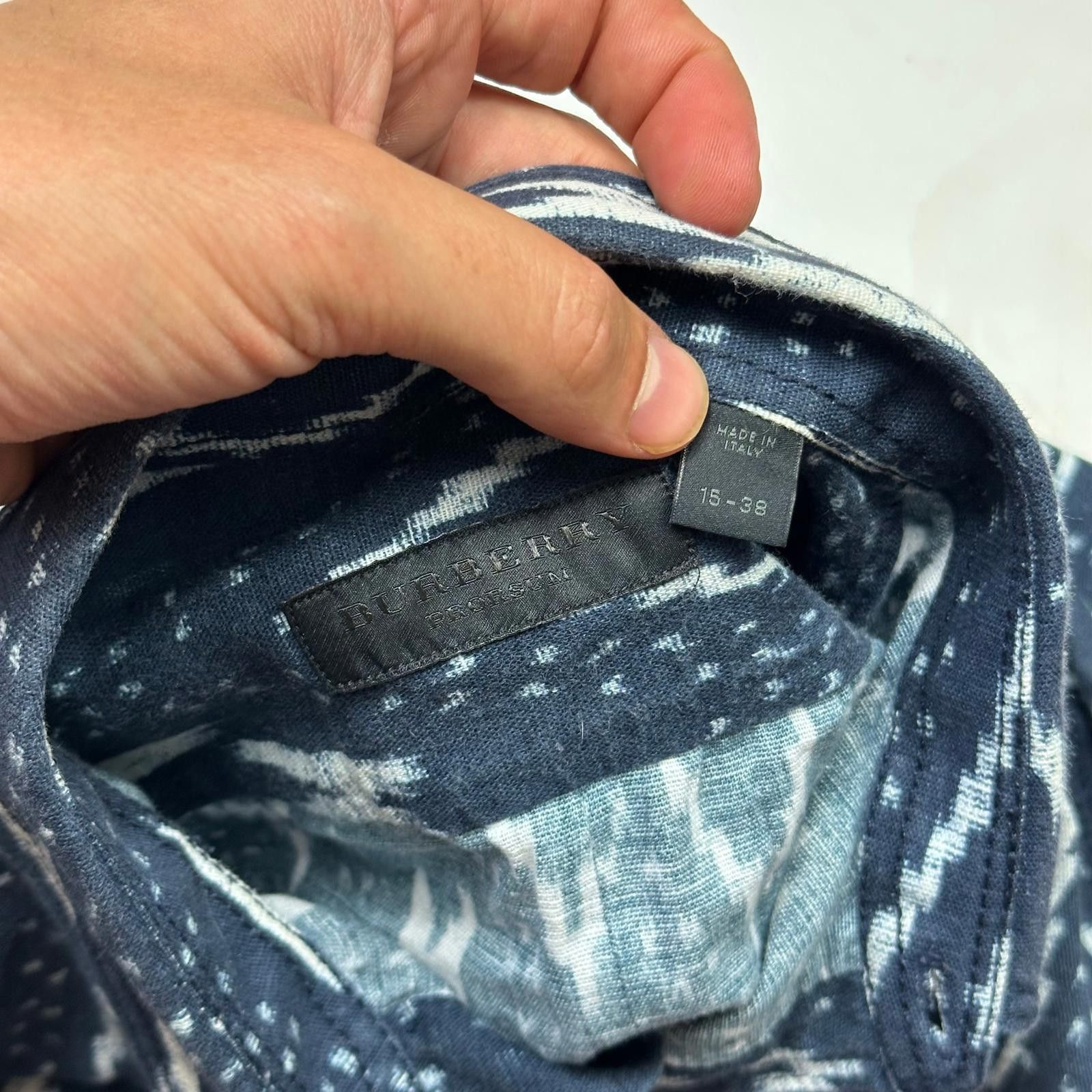 Burberry Burberry Prorsum 2012 Ikat Runway Print LS Boxy Shirt - S Size US S / EU 44-46 / 1 - 4 Thumbnail