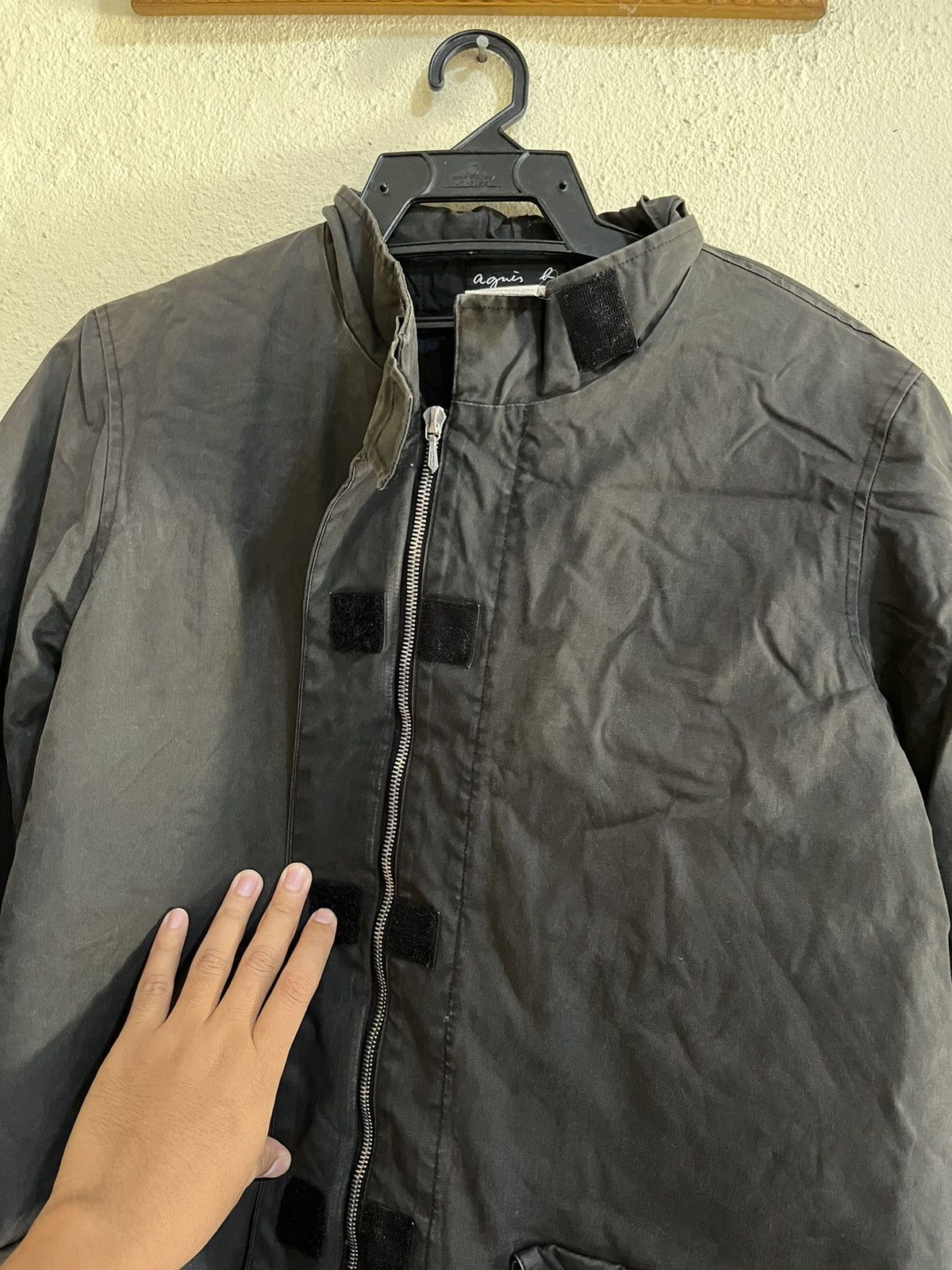 agnes b. Vintage Agnes b. Hoodie Double Pocket Jacket Nice Design Size US M / EU 48-50 / 2 - 8 Thumbnail