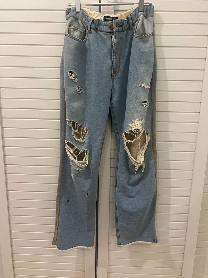 Undercover Undercover Runway Distressed Denim Pants - dmc Size US 30 / EU 46 - 1 Thumbnail