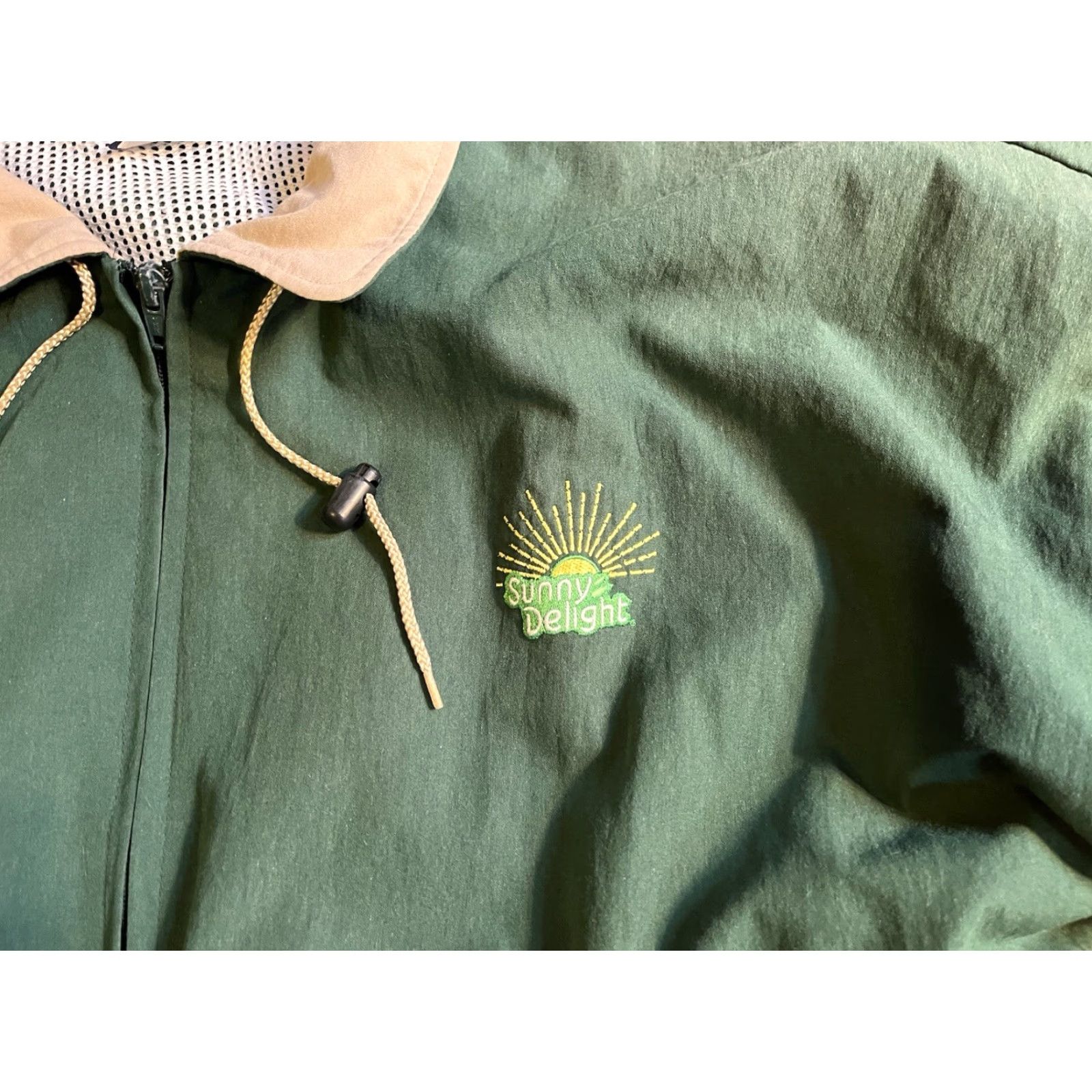 Vintage VINTAGE Hilton Active Apparel Jacket Mens XL Green 90s Windbreaker Full Zip Lined Pockets Logo Embroidered Weathered Casual Workwear Size US XL / EU 56 / 4 - 4 Thumbnail