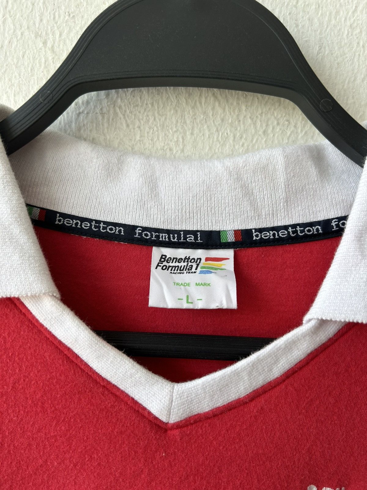Benetton Benetton Formula 1 Collar Shirt Size L / US 10 / IT 46 - 9 Thumbnail