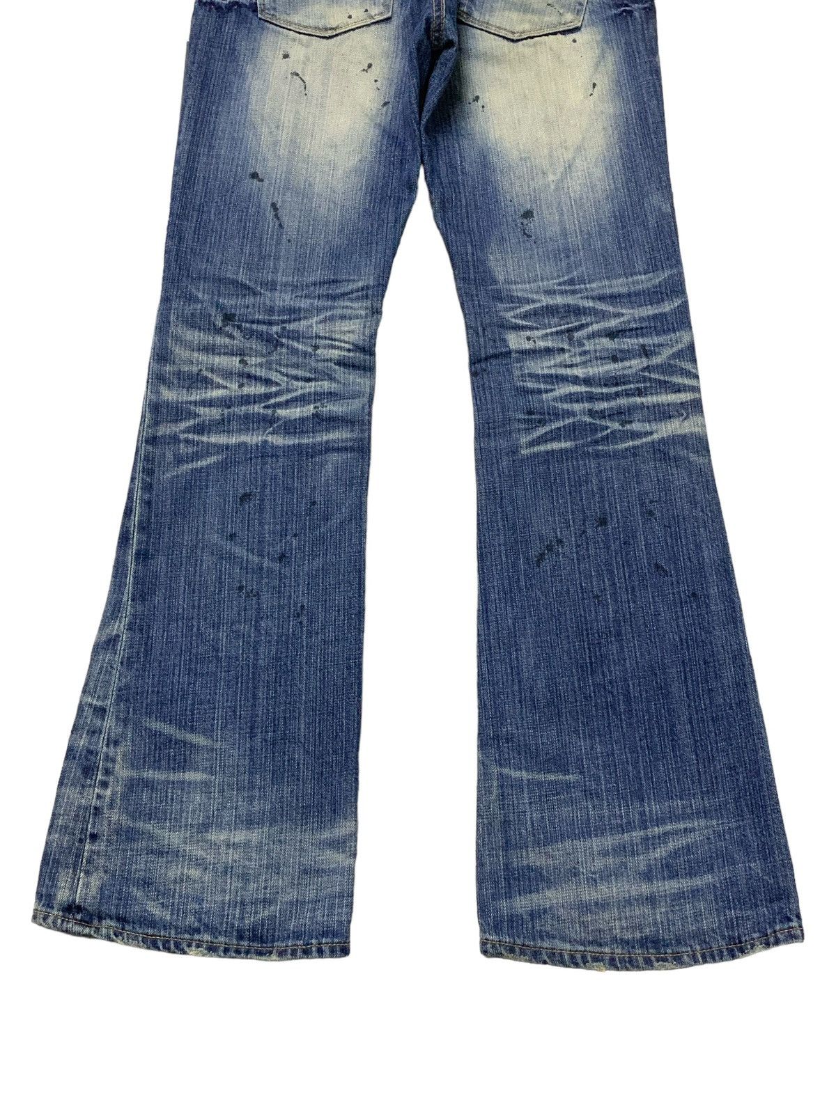 CIVARIZE × If Six Was Nine × Tornado Mart Tornado Mart Junya Watanabe Style Mud Claw Mark Flared Jeans Size US 30 / EU 46 - 12 Thumbnail