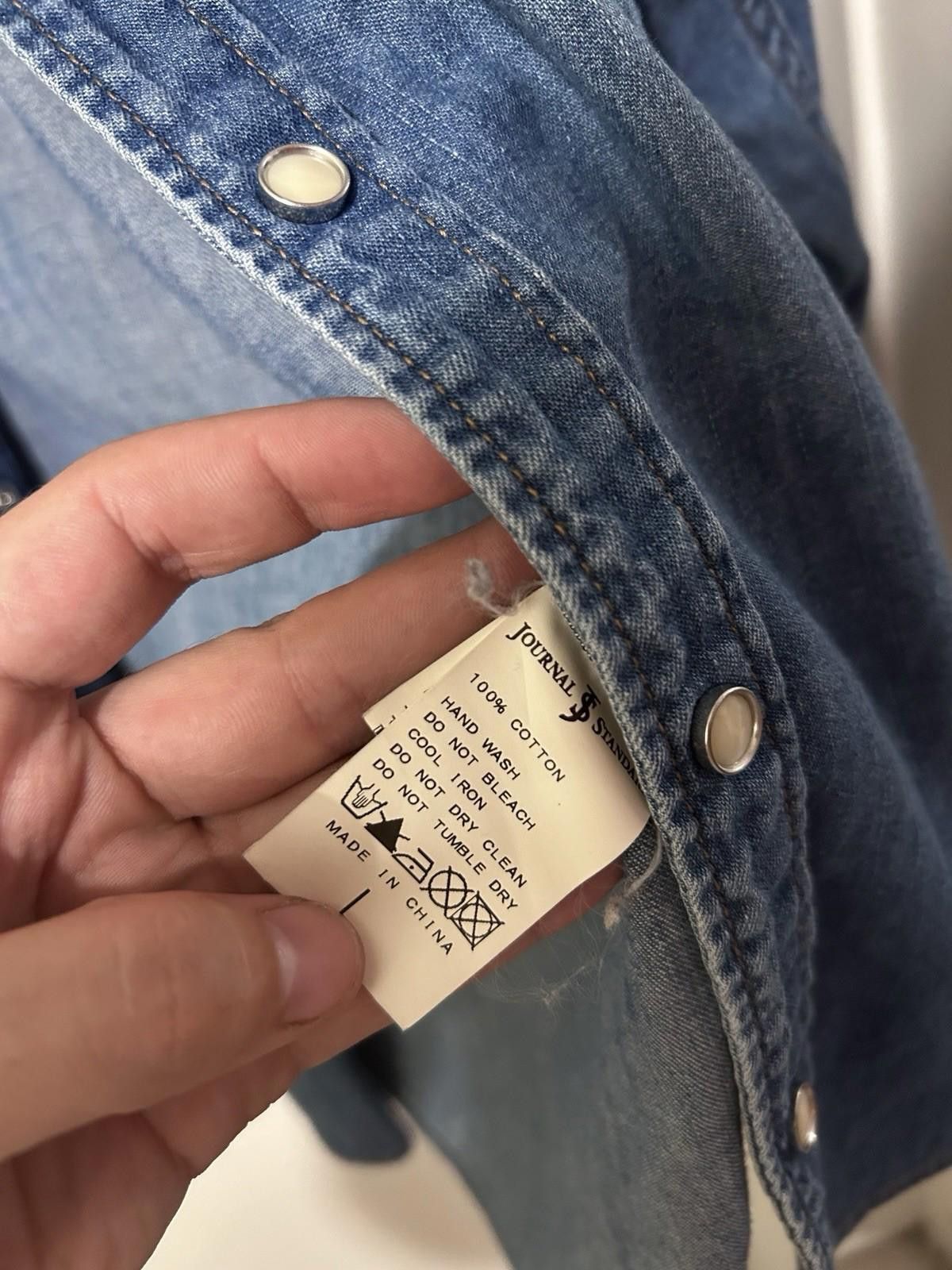 Journal Standard Journal Standard Men Denim Shirt Pearl Snap Long Sleeve M Size US M / EU 48-50 / 2 - 8 Thumbnail
