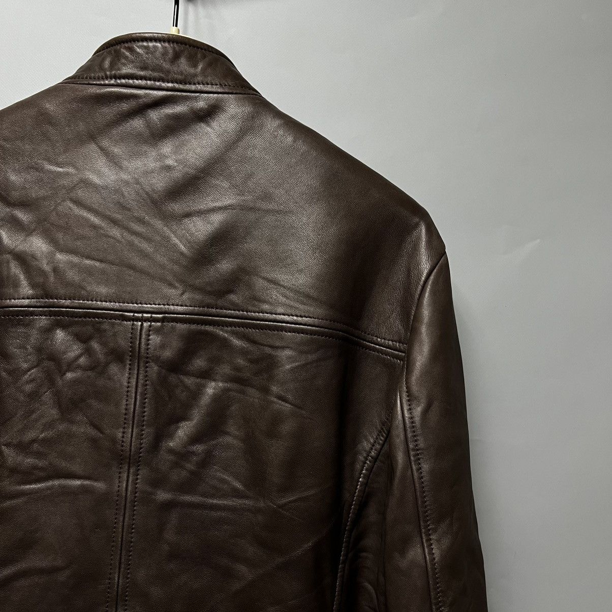Hugo Boss Hugo Boss Leather Jacket Lamb Exclusive Custom Size US M / EU 48-50 / 2 - 4 Thumbnail