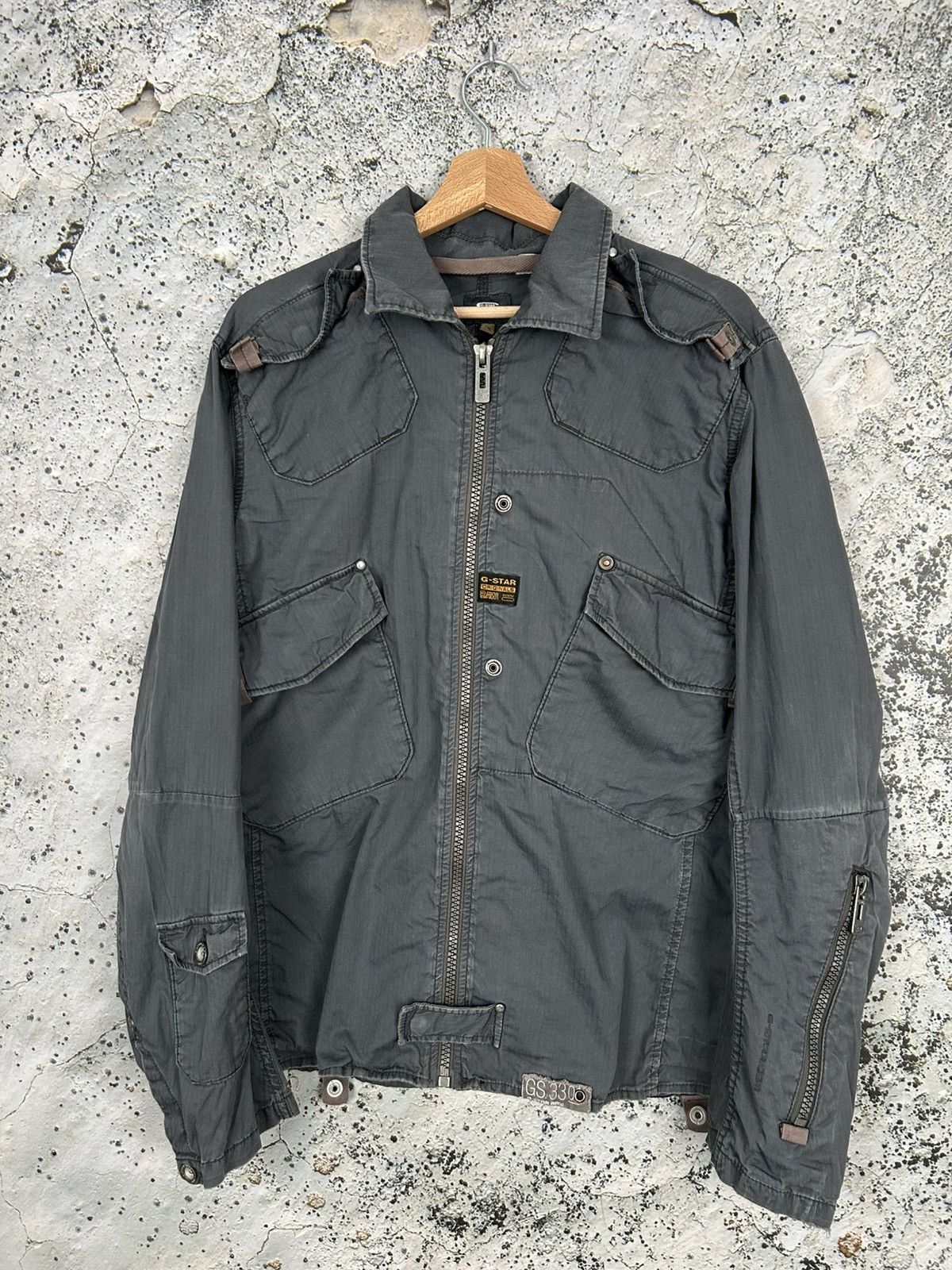 G-Star G-Star Jacket Avant Garde Y2K 00s Grunge Rock Punk Skate Size US XL / EU 56 / 4 - 1 Thumbnail
