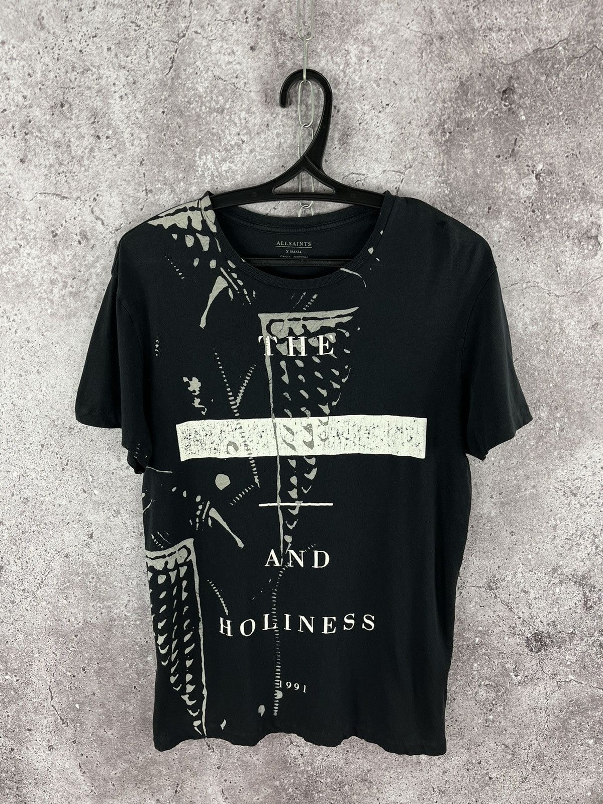 Allsaints Allsaints T-Shirt Streatwear Y2K Full Print Logo Size Small Size US S / EU 44-46 / 1 - 1 Thumbnail