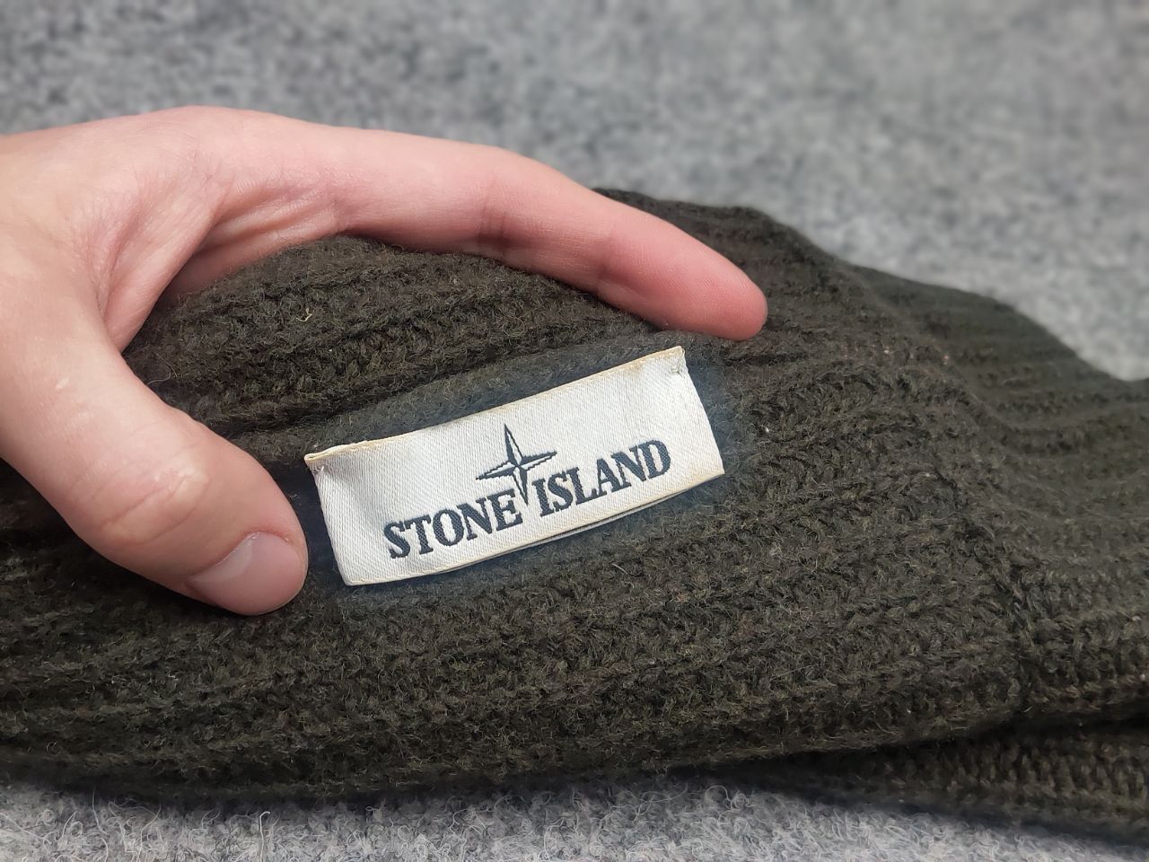 Vintage Stone Island patch program authentic ribbed wool beanie Hat Size ONE SIZE - 15 Thumbnail