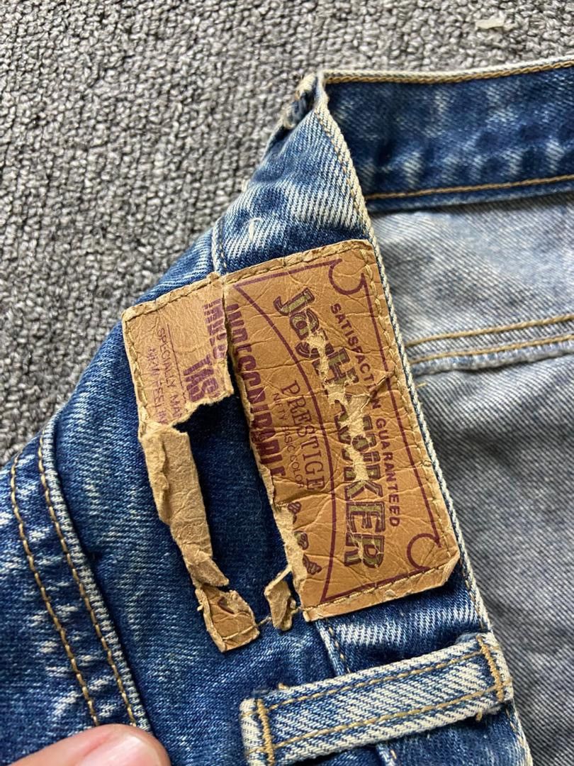 Japanese Brand Jay Hawker Acid Washed Denim Jeans (199) Size US 26 / EU 42 - 3 Thumbnail