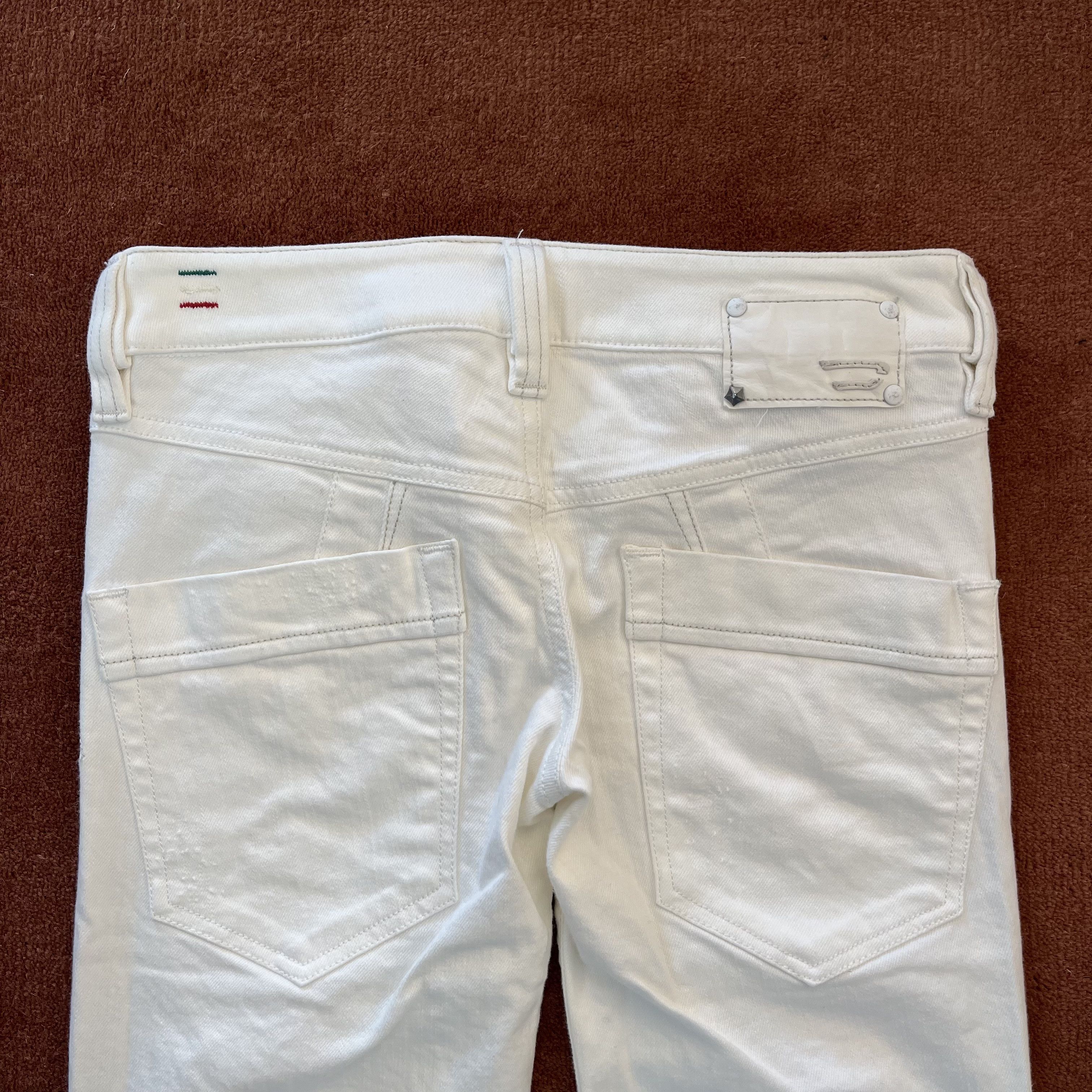 Diesel Diesel White Denim Flares Sample Size US 28 / EU 44 - 9 Thumbnail