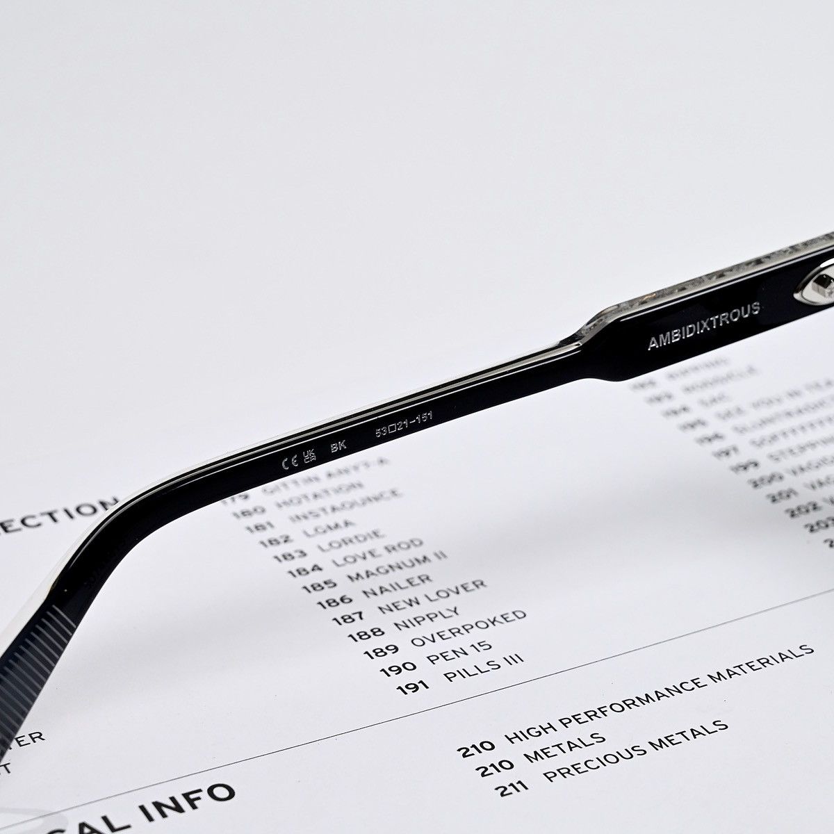 Chrome Hearts CHROME HEARTS AMBIDIXTROUS GLASSES Size ONE SIZE - 7 Thumbnail