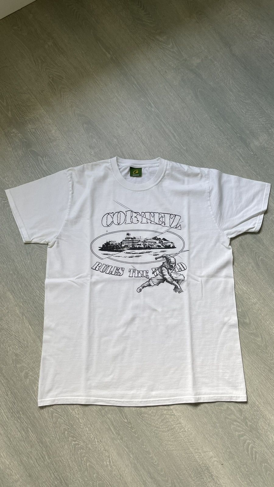 corteiz Tシャツ CRTZ プリント CORTEIZCRTZRTWOGALCATRAZNINJAT