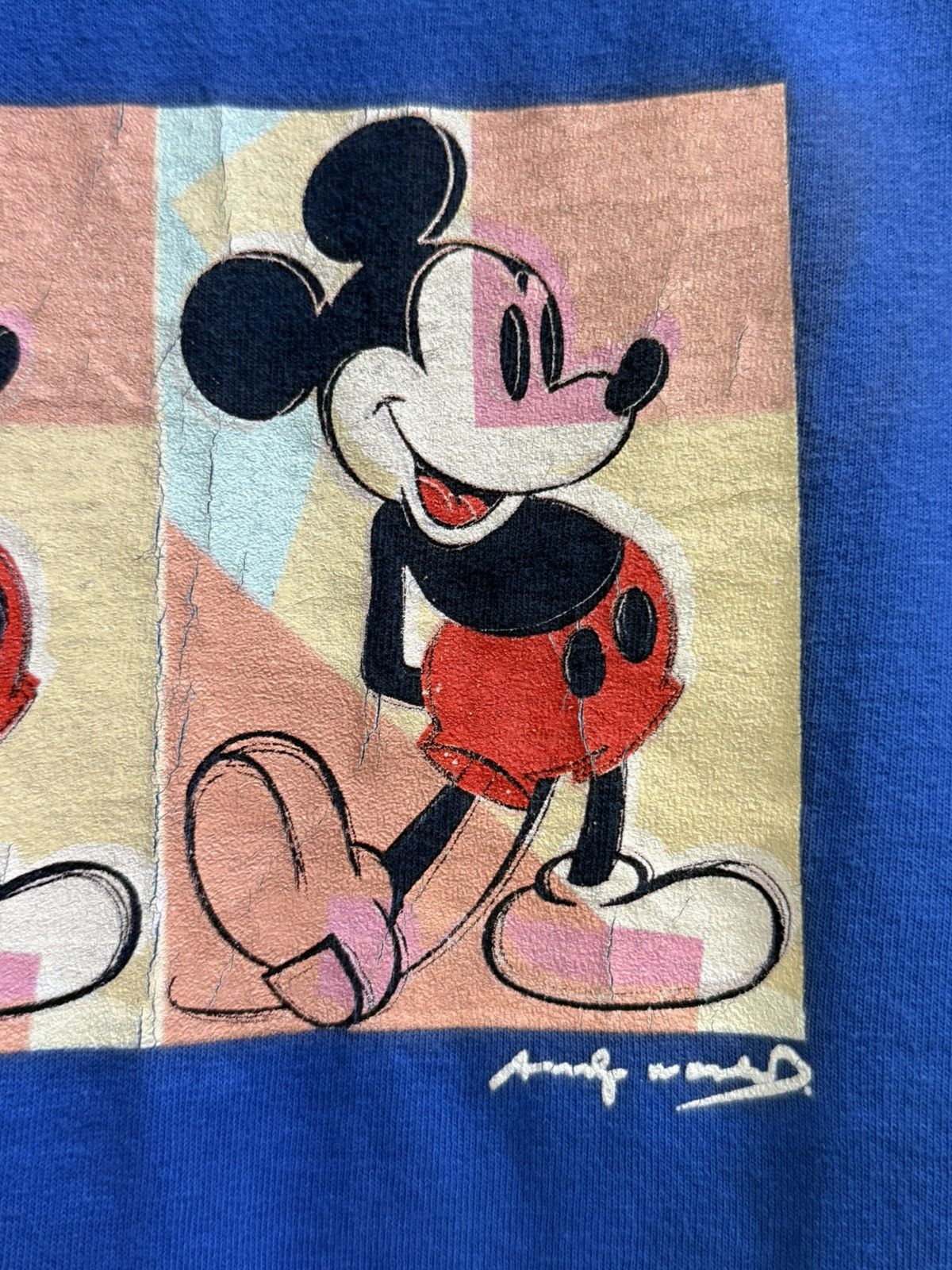 Andy Warhol Vintage Andy Warhol X mickey Mouse Pop Art Tee Size US M / EU 48-50 / 2 - 3 Thumbnail