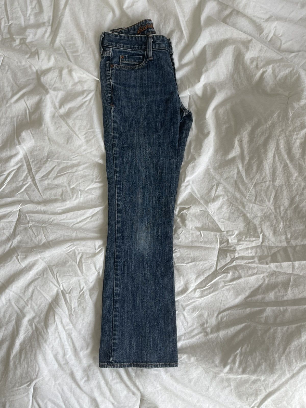 Eddie Bauer Classic boot cut blue jeans Size 27" / US 4 / IT 40 - 4 Thumbnail