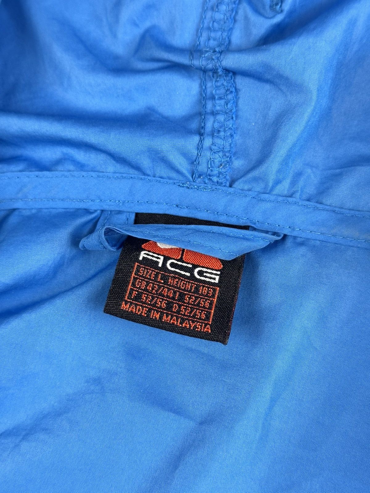 Le Grande Bleu (L.G.B.) × Nike ACG × Vintage Japanese 1/4 Zip Track Jacket Nike ACG 2000s Streetwear LGB Size US L / EU 52-54 / 3 - 10 Thumbnail